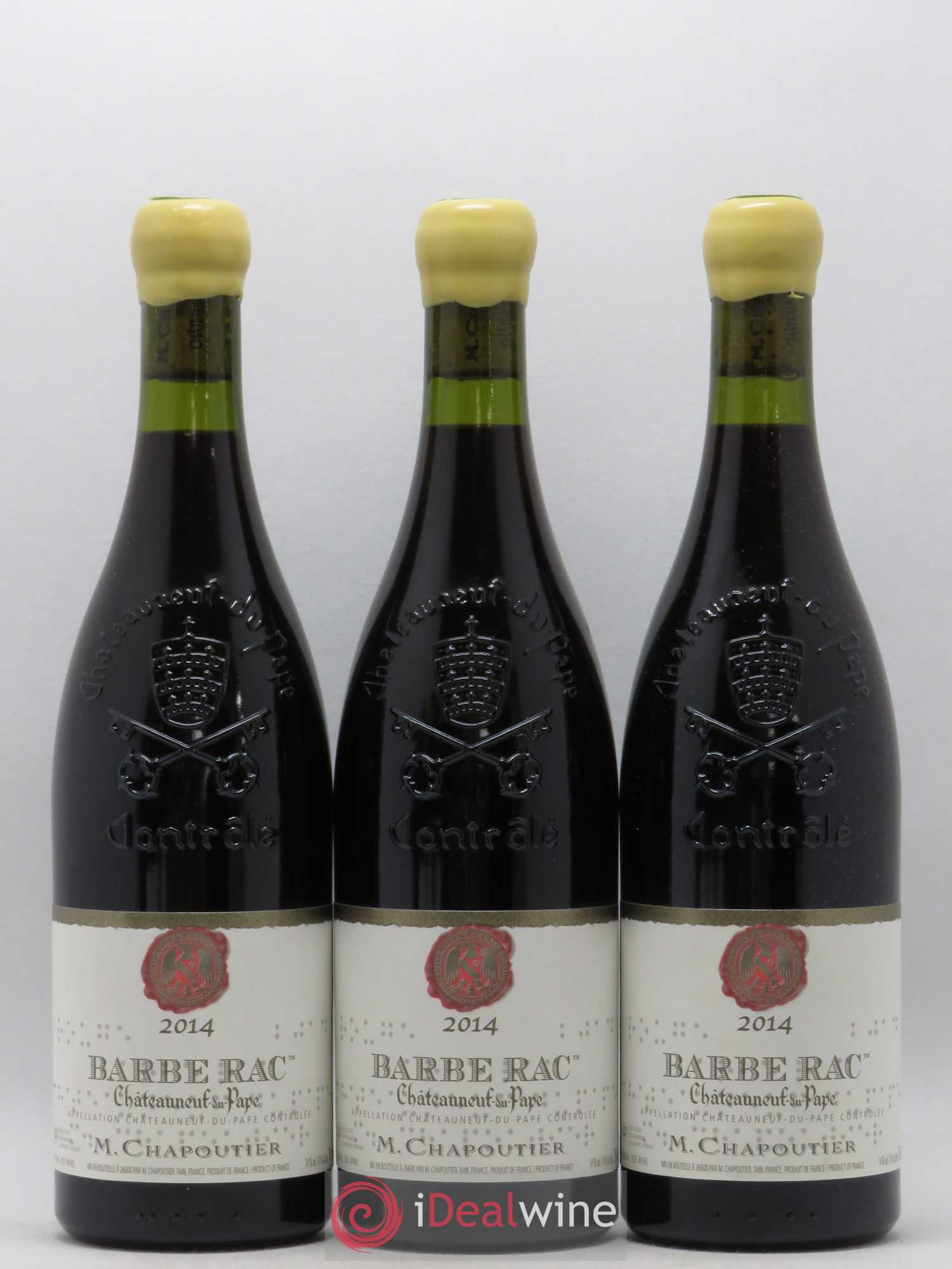 Châteauneuf-du-Pape Barbe Rac Chapoutier (sans prix de réserve) 2014 - Lot de 6 bouteilles - 2