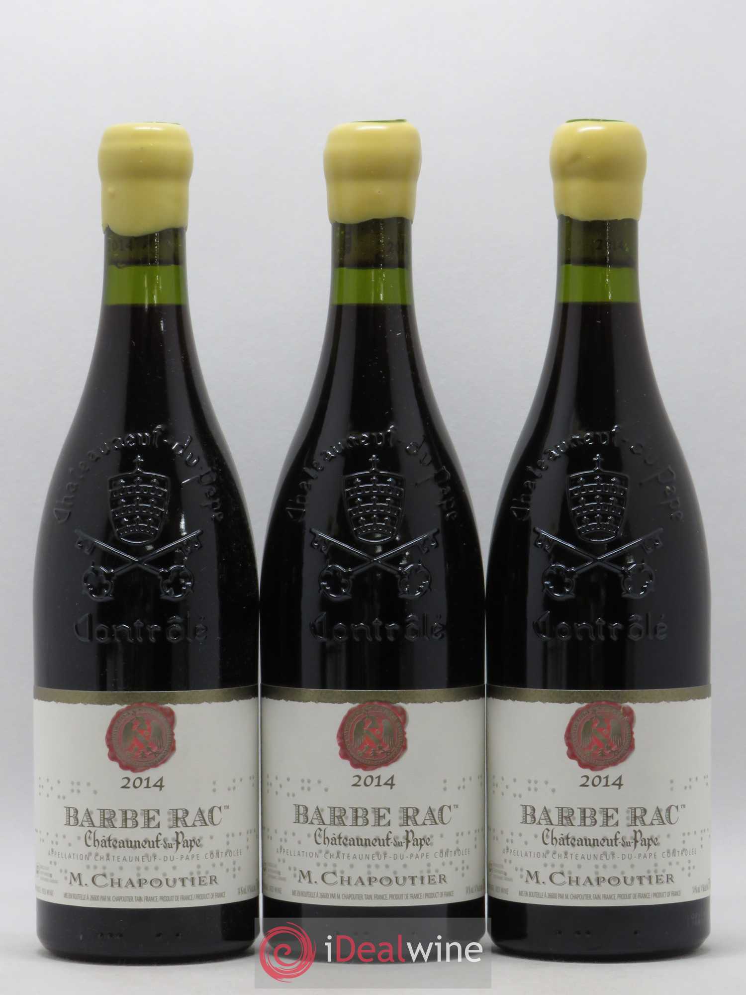 Châteauneuf-du-Pape Barbe Rac Chapoutier (sans prix de réserve) 2014 - Lot de 6 bouteilles - 2