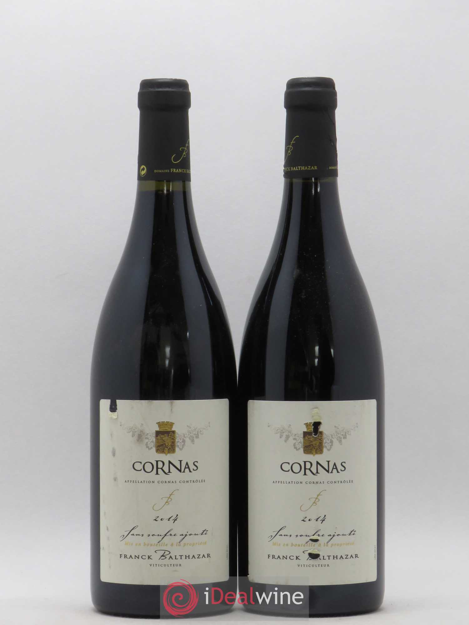 Cornas Cuvée sans soufre Franck Balthazar (Domaine) 2014 - Lot de 2 bouteilles - 0