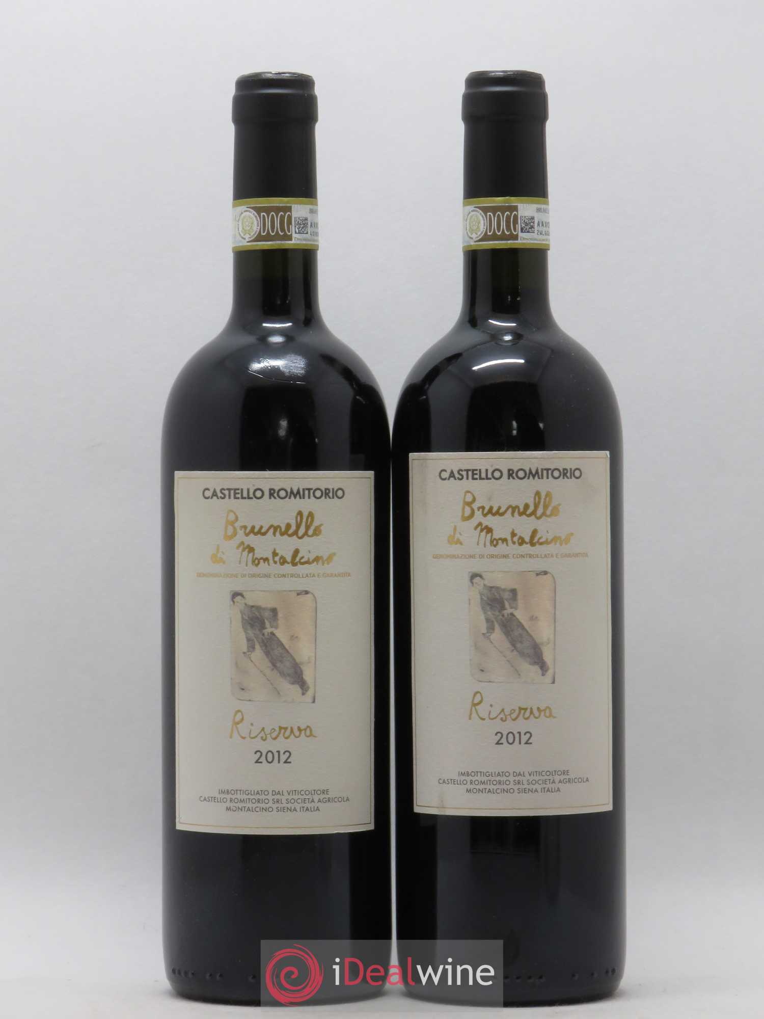 Brunello di Montalcino Riserva Castello Romitorio (sans prix de réserve) 2012 - Lot de 2 bouteilles - 0