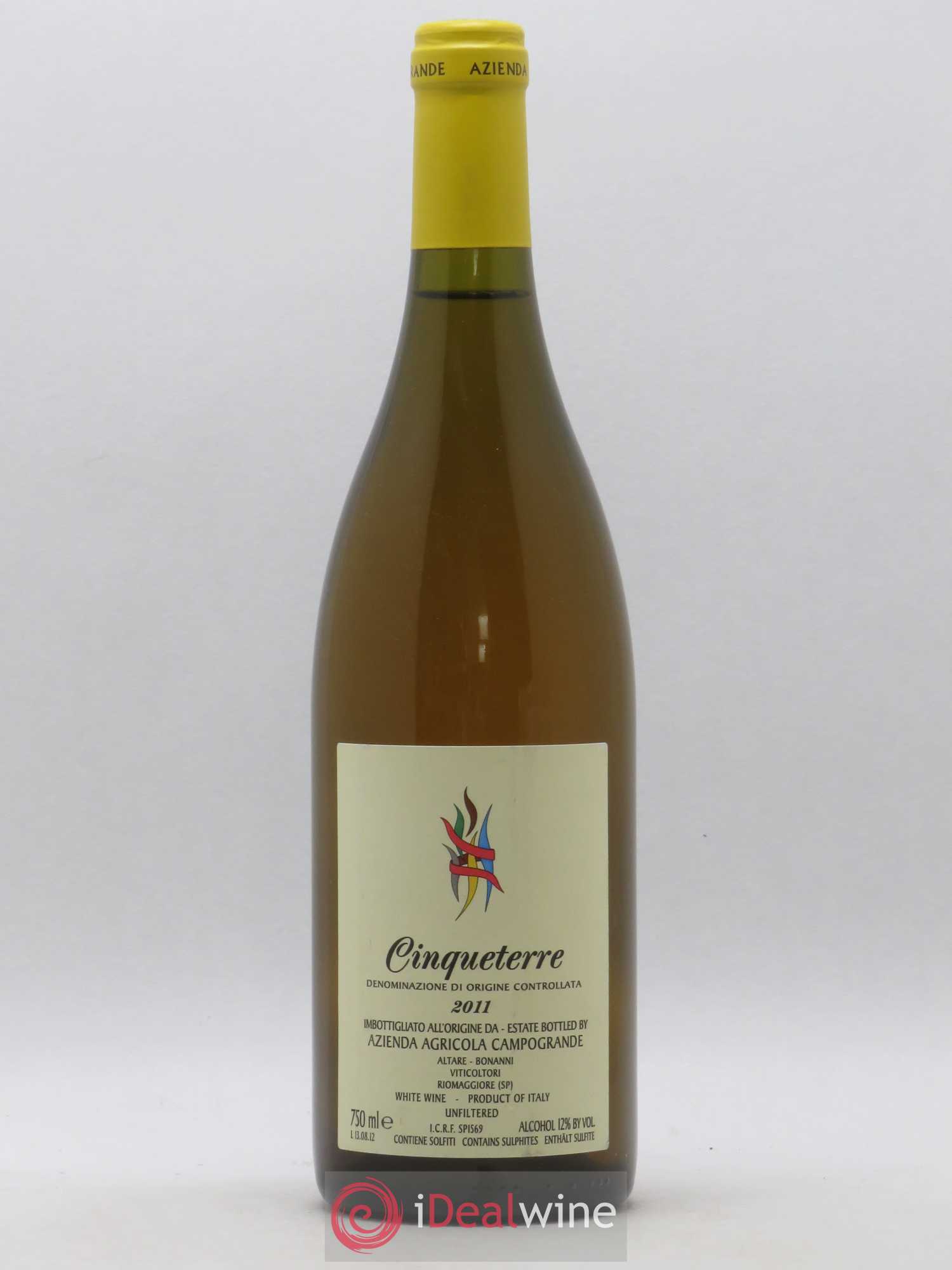 Italie Cinqueterre DOC Campogrande (sans prix de réserve) (sans prix de réserve) 2011 - Posten von 1 Flasche - 0