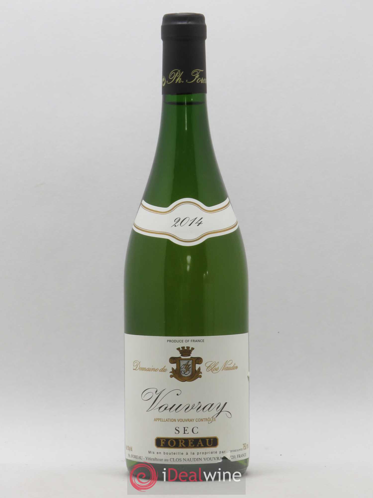 Vouvray Sec Clos Naudin - Philippe Foreau (sans prix de réserve) 2014 - Lot de 1 bouteille - 0