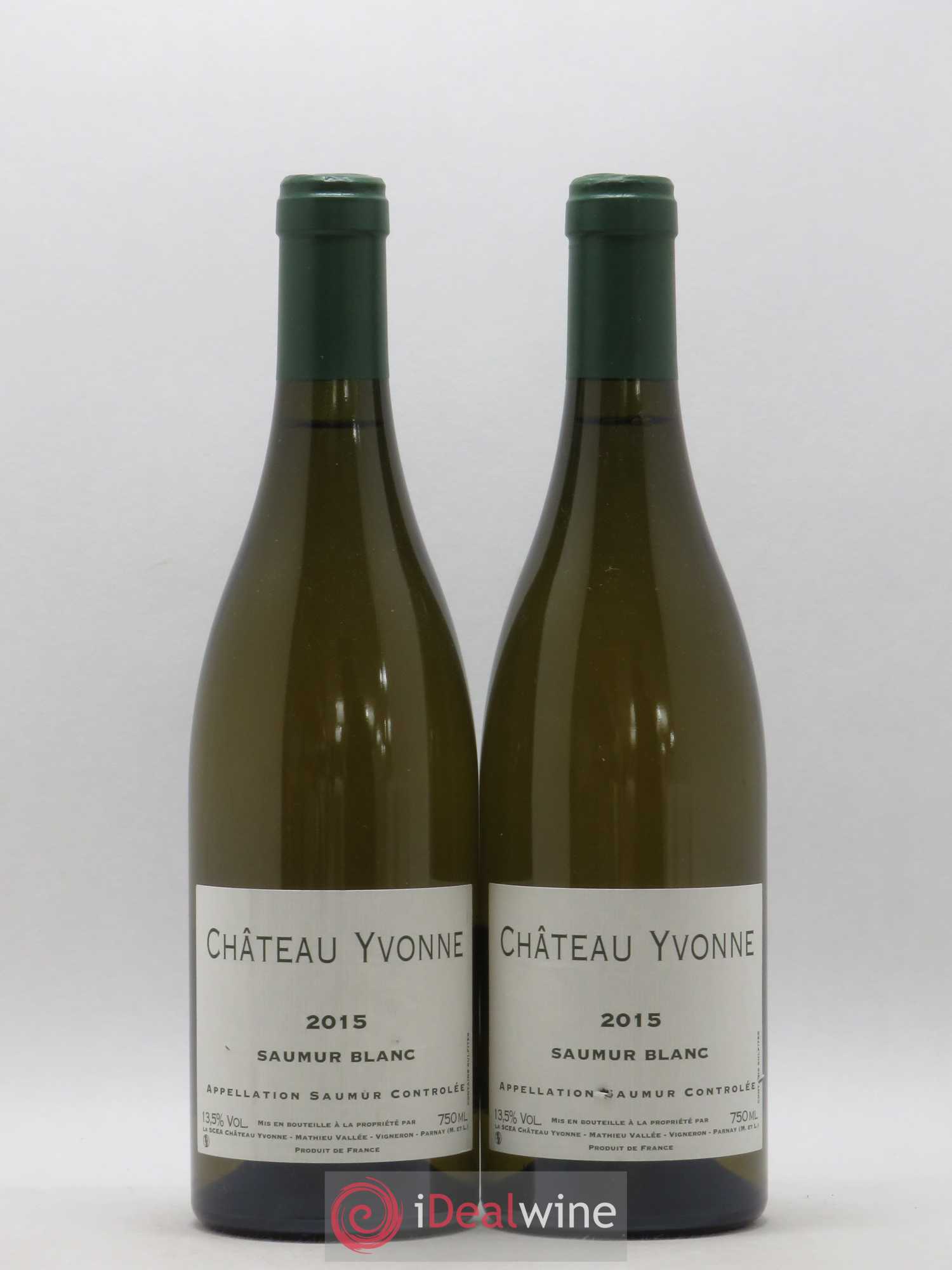 Saumur Château Yvonne (sans prix de réserve) 2015 - Lot de 2 bouteilles - 0