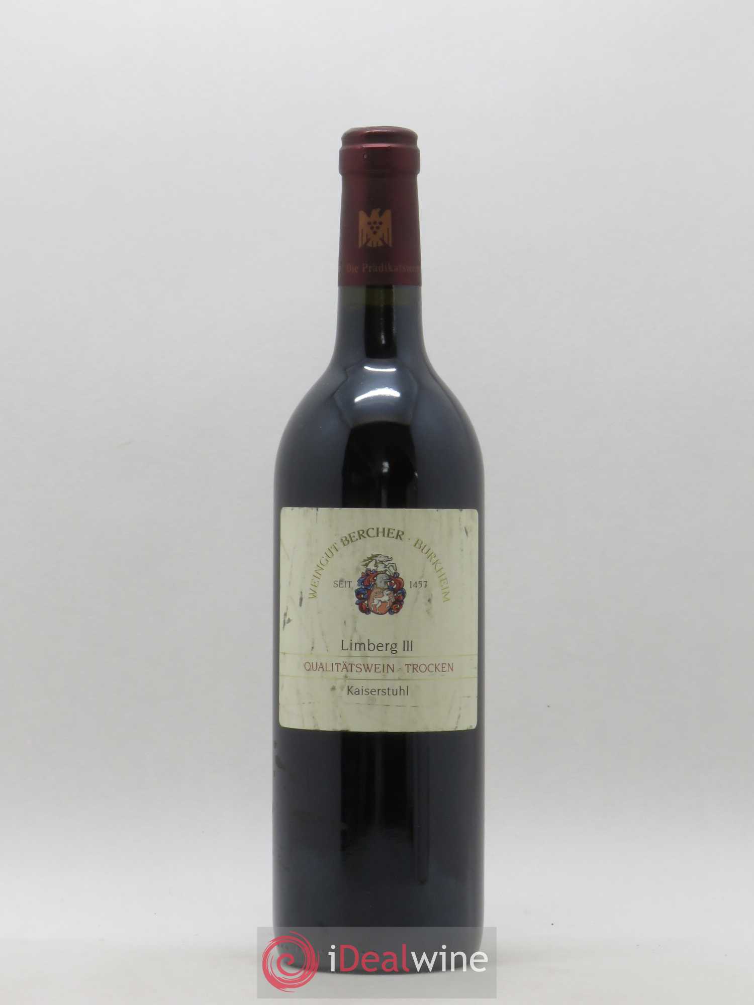 Allemagne Baden Trocken Limberg III Kaiserstuhl Bercher Burkheim (sans prix de réserve) (sans prix de réserve) 2003 - Lot de 1 bouteille - 0