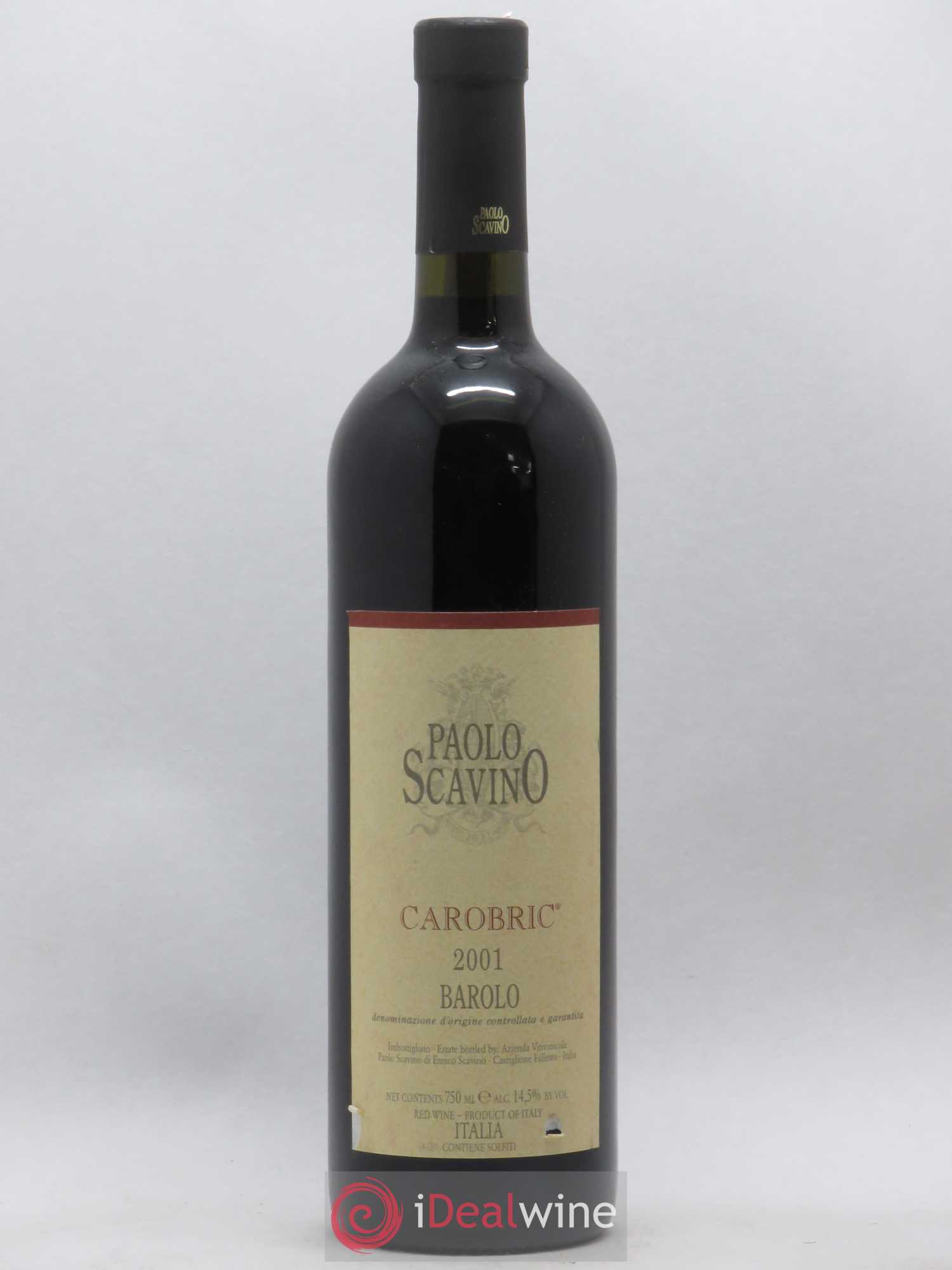 Barolo Paolo Scavino Carobric (sans prix de réserve) 2001 - Posten von 1 Flasche - 0