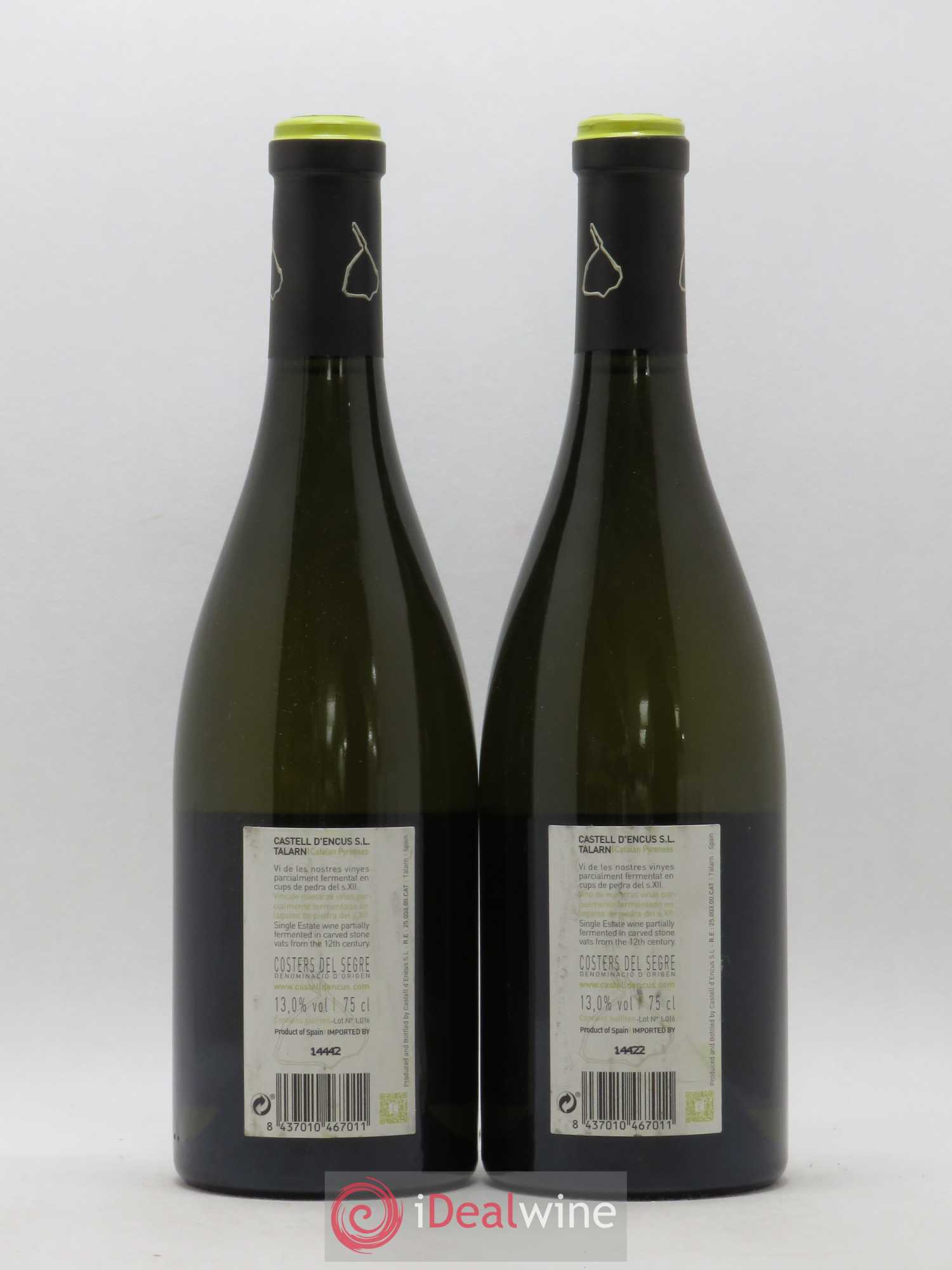 Costers del Segre DO Talarn Castell d'Encus Taleia (sans prix de réserve) 2014 - Lotto di 2 bottiglie - 1