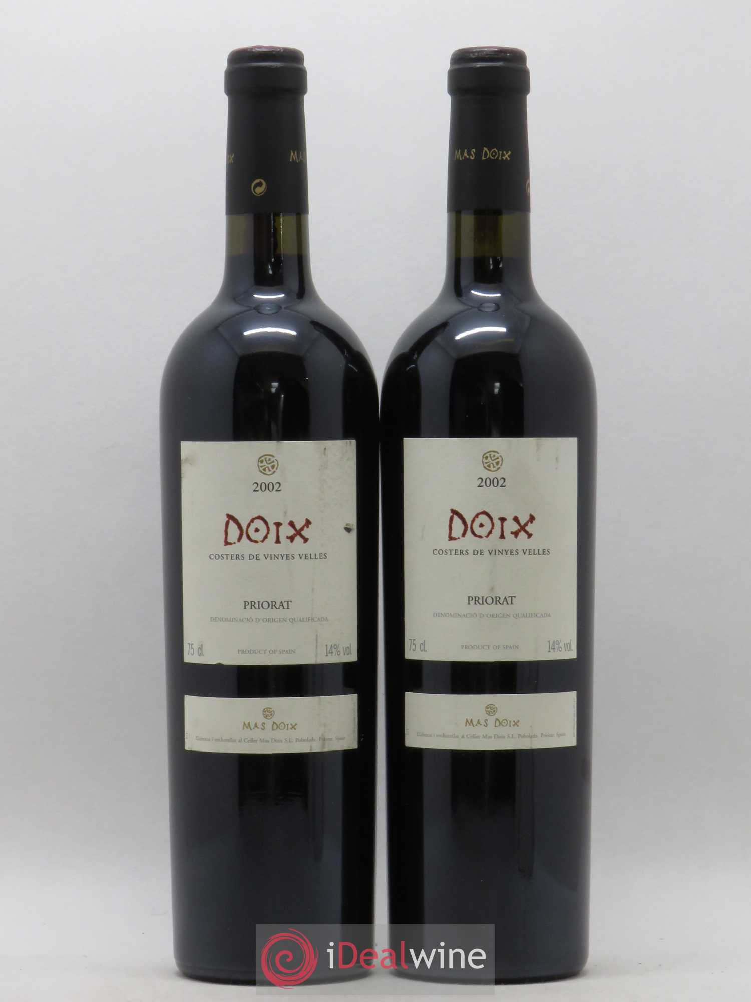 Priorat DOCA Doix Costers De Vinyes Velles Mas Doix (sans prix de réserve) 2002 - Lotto di 2 bottiglie - 0
