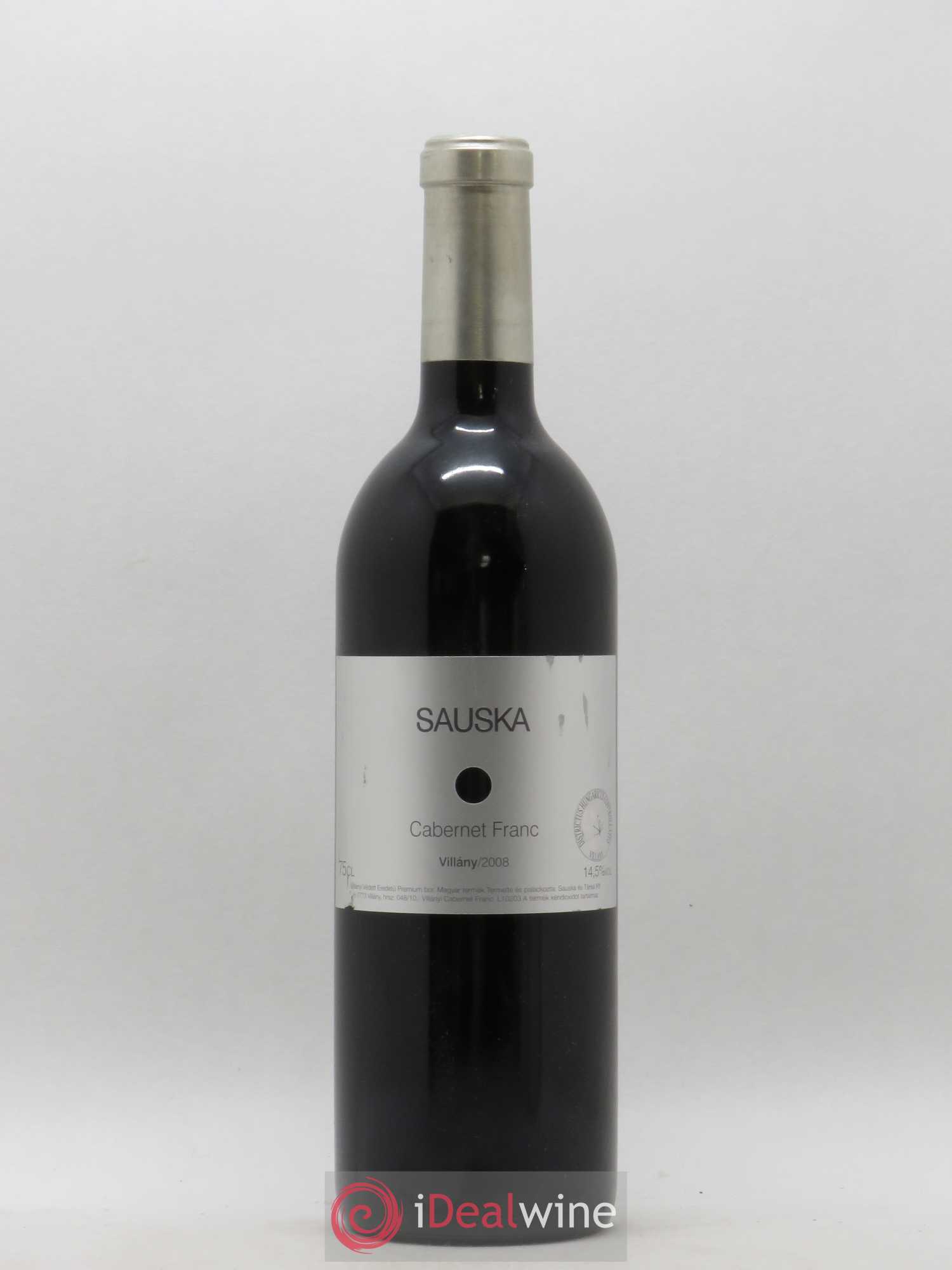 Vins Etrangers Hongrie Villany Cabernet Franc Sauska 2008 - Posten von 1 Flasche - 0
