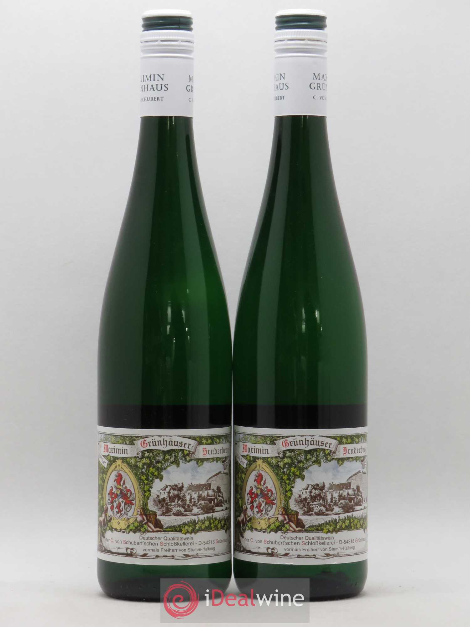 Allemagne Mosel-Saar Riesling Maximin Grunhauser Bruderberg Von Schubert'schen (sans prix de réserve) 2013 - Posten von 2 Flaschen - 0