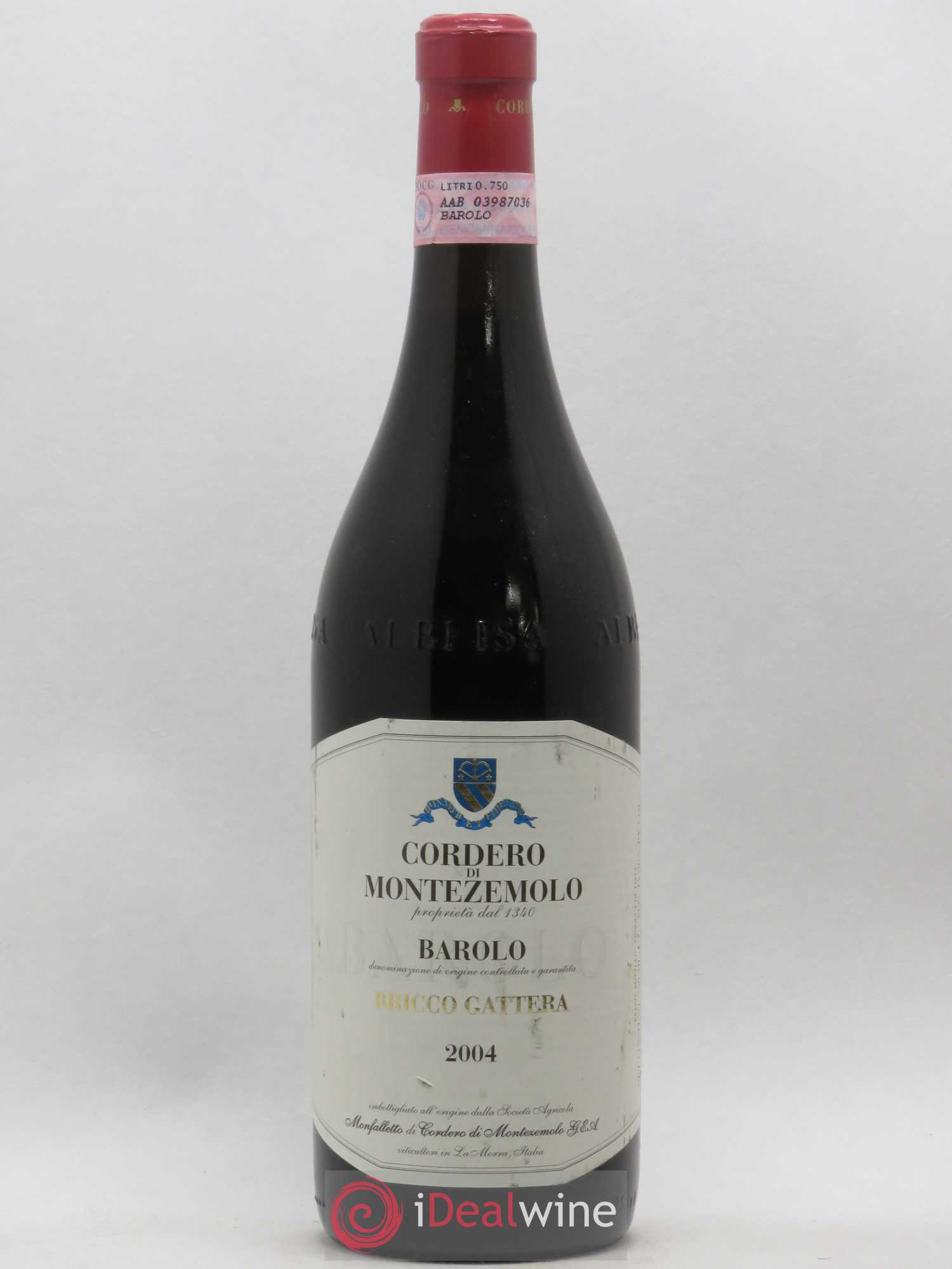 Barolo Cordero di Montezemolo Bricco Gattera (sans prix de réserve) 2004 - Posten von 1 Flasche - 0