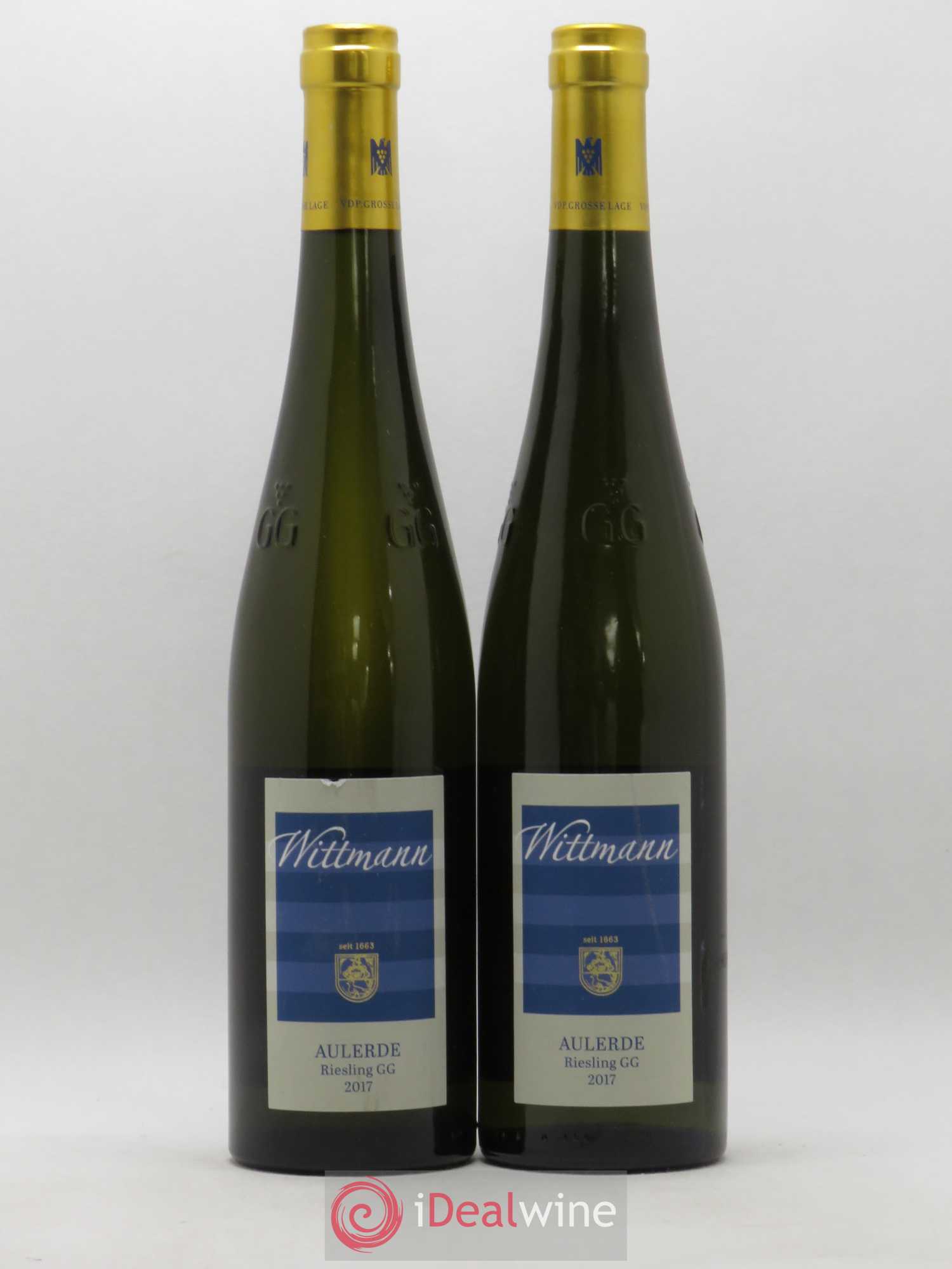 Allemagne Mosel-Saar Riesling GG Trocken Westhofen Aulerde Grosse Lage Wittmann (sans prix de réserve) 2017 - Posten von 2 Flaschen - 0