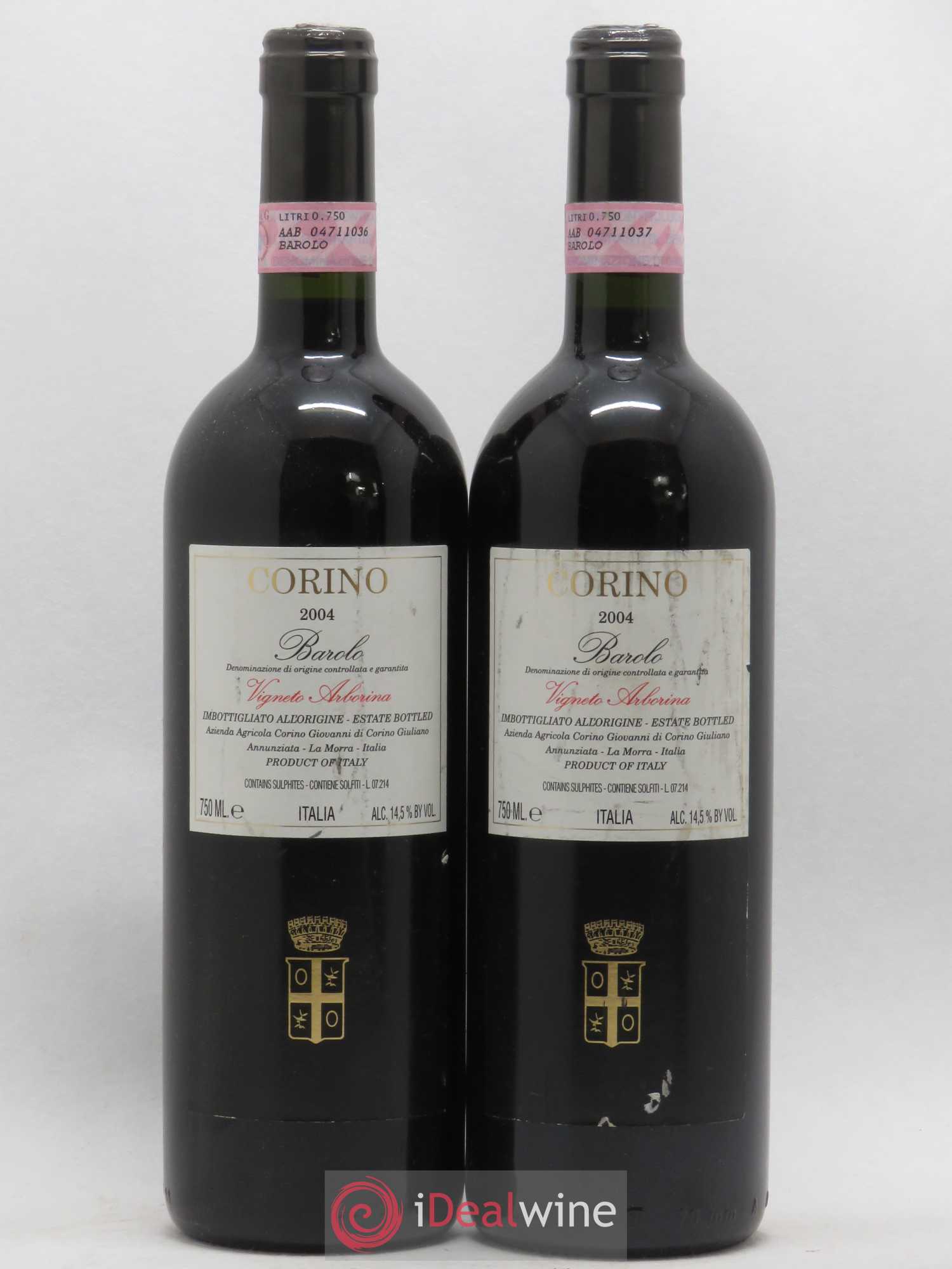 Barolo Corino Vigneto Arborina 2004 - Lotto di 2 bottiglie - 0