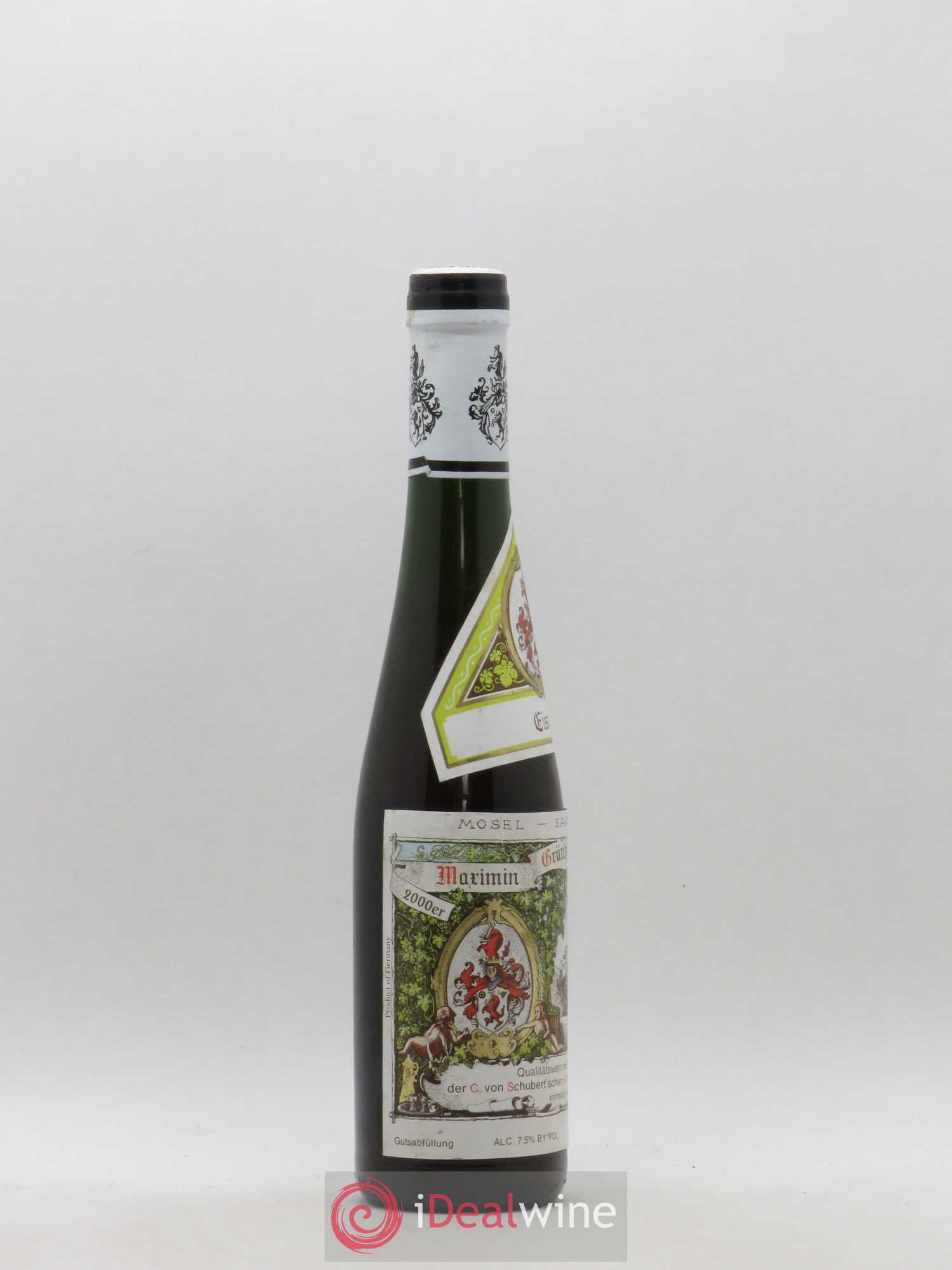 Allemagne Mosel-Saar Riesling Eiswein Maximin Grunhauser Herrenberg Von Schubert'schen (sans prix de réserve) 2000 - Posten von 1 Demi-Flasche - 1