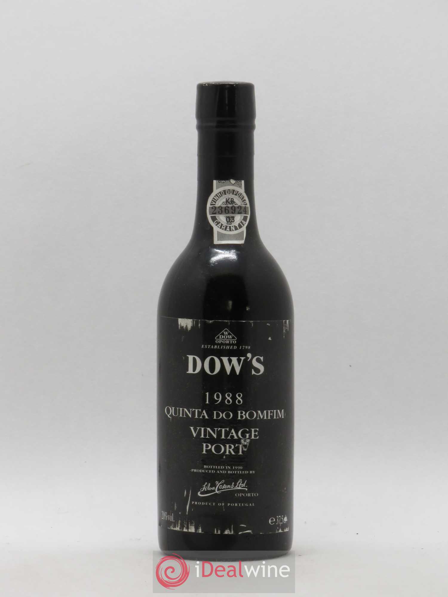 Porto Vintage Quinta do Bonfim Dow's (sans prix de réserve) 1988 - Posten von 1 Demi-Flasche - 0