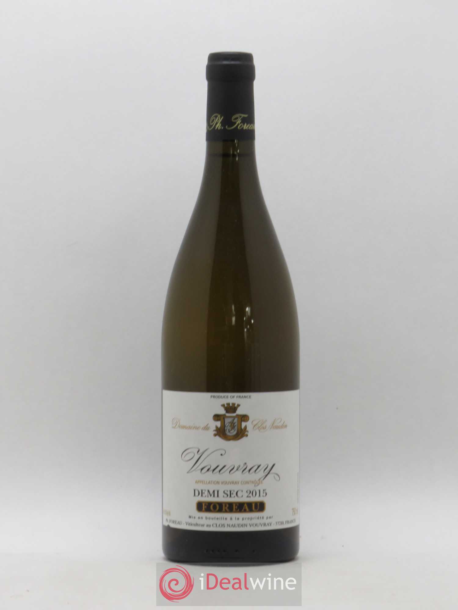 Vouvray Demi-Sec Clos Naudin - Philippe Foreau 2015 - Lot de 1 bouteille - 0
