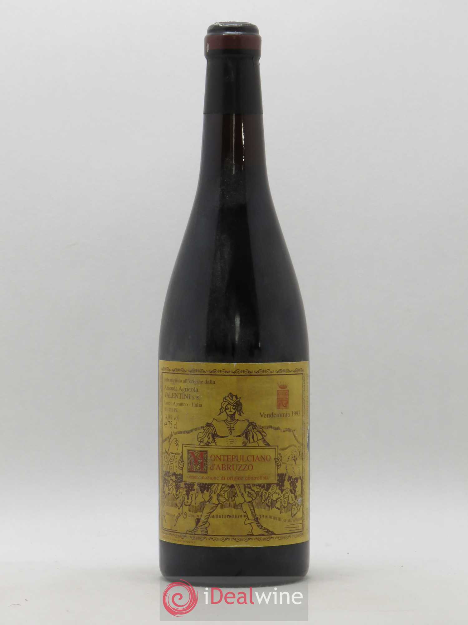 Montepulciano d'Abruzzo DOC Francesco Valentini 1993 - Lot de 1 bouteille - 0