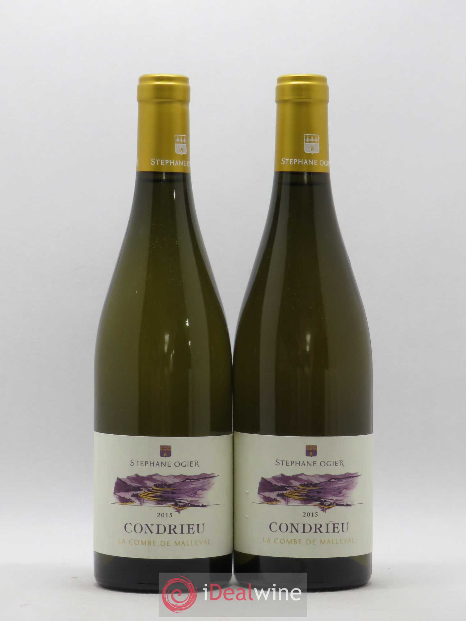 Condrieu La Combe de Malleval Stéphane Ogier (sans prix de réserve) 2015 - Lot de 2 bouteilles - 0