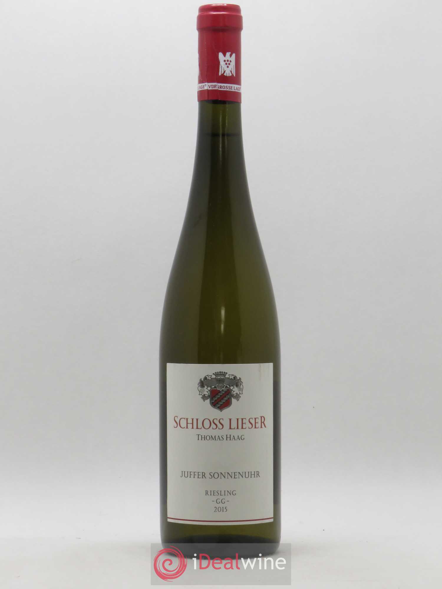 Allemagne Mosel-Saar Riesling Trocken GG Juffer Sonnenuhr Schloss Lieser Thomas Haag (sans prix de réserve) 2015 - Posten von 1 Flasche - 0