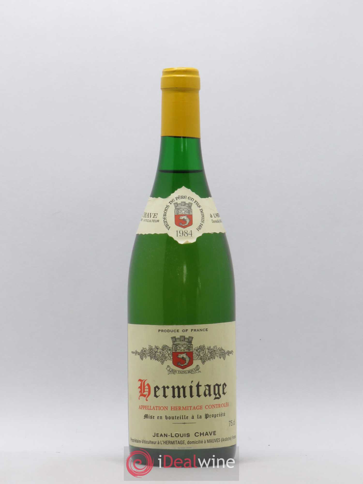 Hermitage Jean-Louis Chave (senza prezzo di riserva) 1984 - Lotto di 1 bottiglia - 0