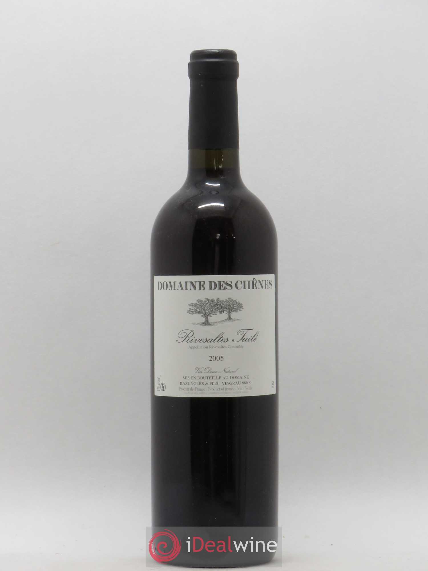 Rivesaltes Tuilé Domaine des Chênes (sans prix de réserve) (sans prix de réserve) 2005 - Posten von 1 Flasche - 0