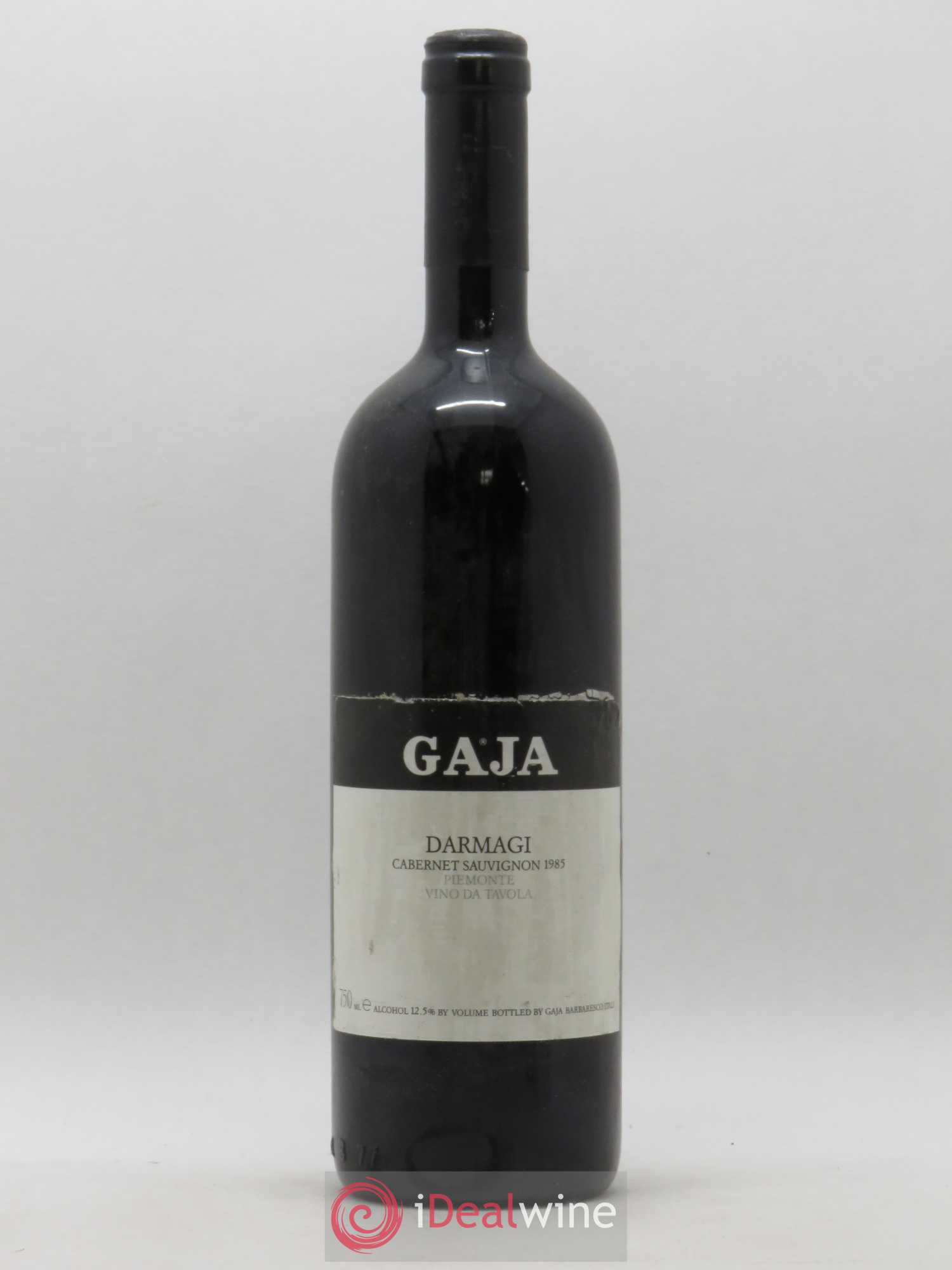 Italie Piemont Vino da Tavola Darmagi Cabernet Sauvignon Gaja 1985 - Posten von 1 Flasche - 0