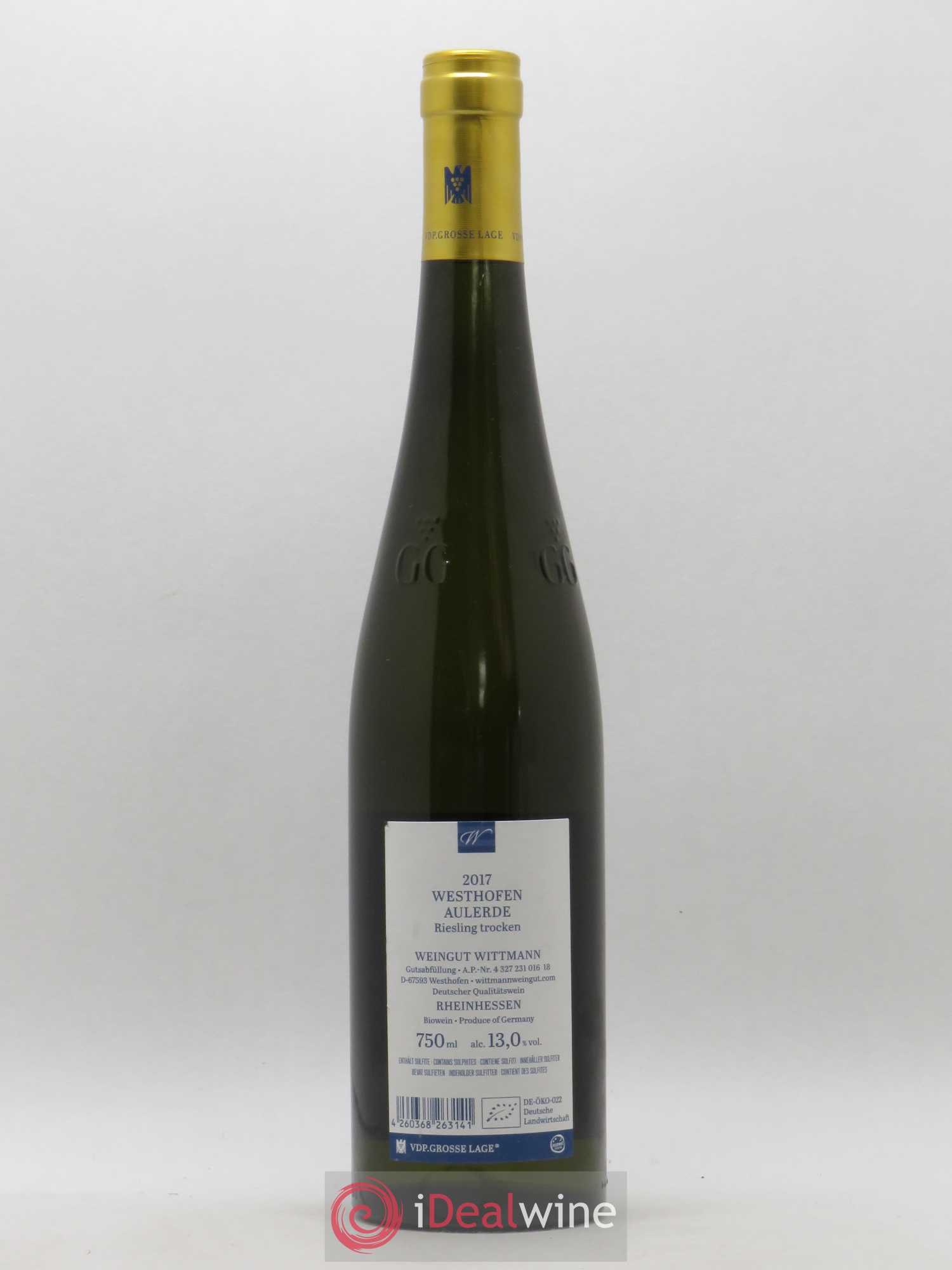 Allemagne Mosel-Saar Riesling Trocken GG Westoffen Aulerde Wittmann (sans prix de réserve) 2017 - Posten von 1 Flasche - 1
