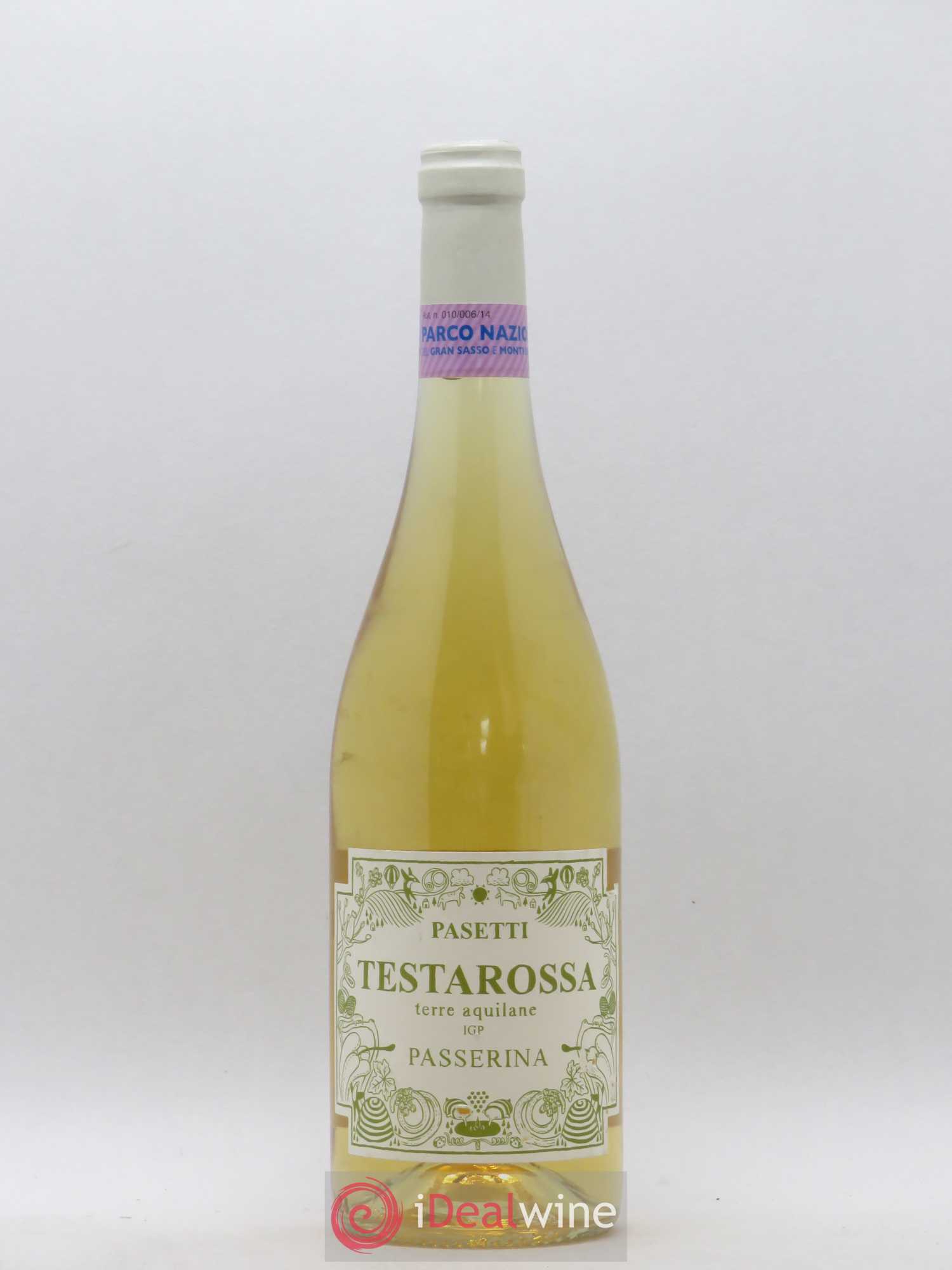 Italie Passerina IGP Testarossa Terre Aquilane Passetti (sans prix de réserve) (sans prix de réserve) 2015 - Posten von 1 Flasche - 0
