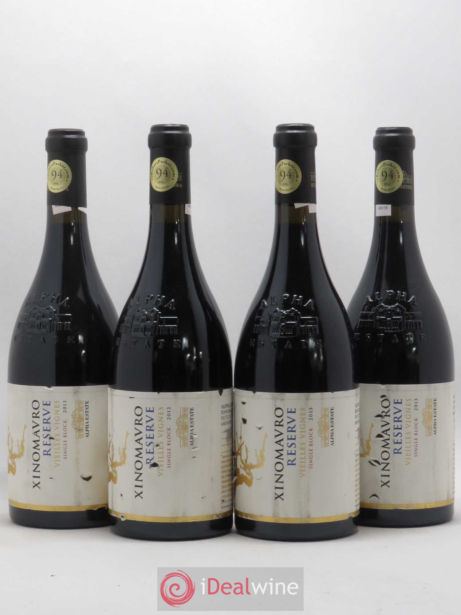 Vins Etrangers Grèce Alpha Estate Xinomavro Reserve Vieilles Vignes (sans prix de réserve) 2013 - Posten von 4 Flaschen - 0