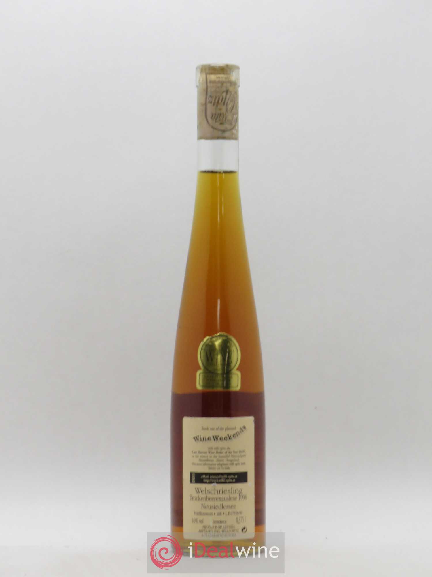 Autriche Welschriesling Trockenbeerenauslese Neusiedlersee Willi Opitz (sans prix de réserve) 1996 - Posten von 1 Demi-Flasche - 1