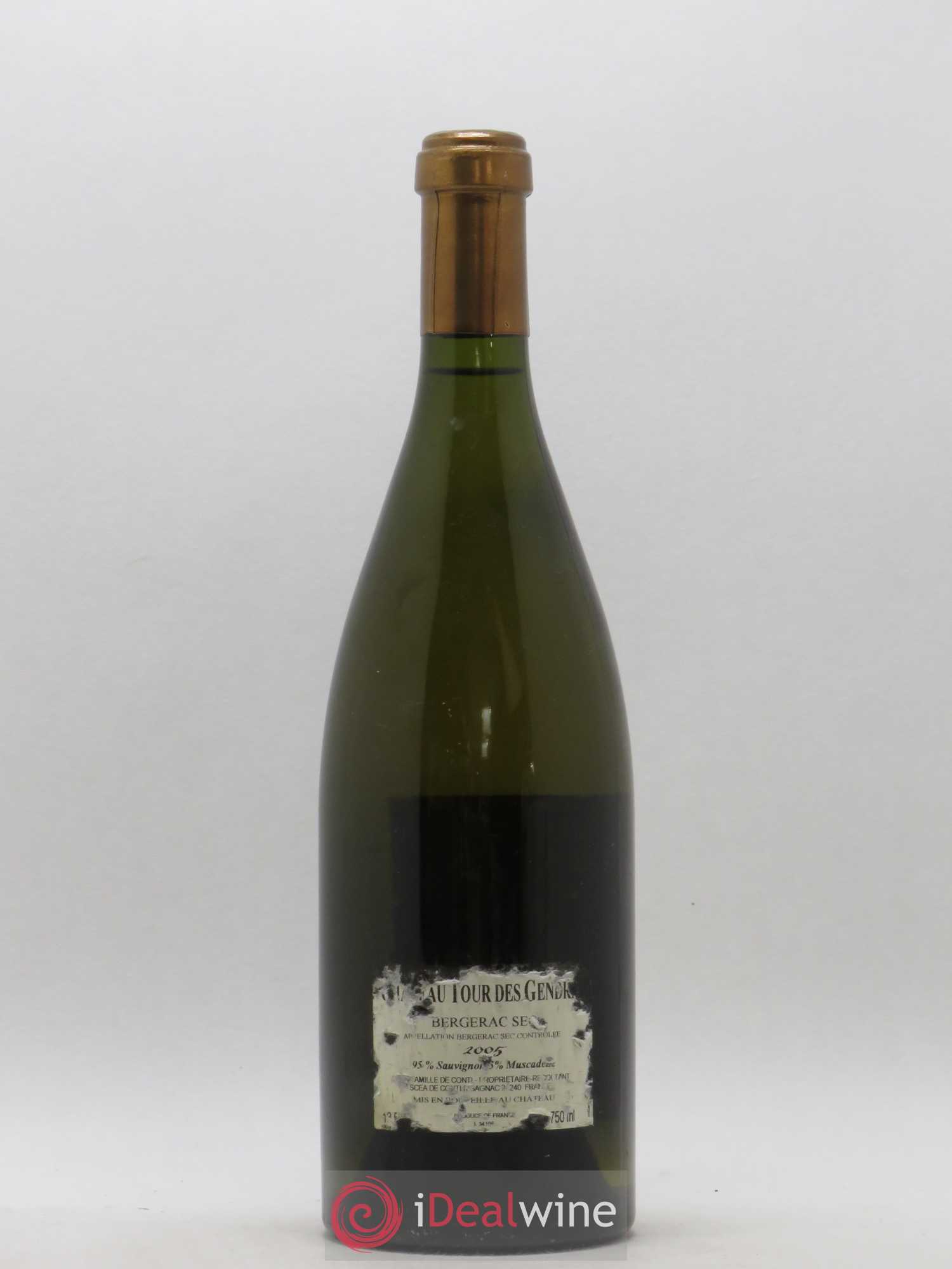 Bergerac Château Tour des Gendres Anthologia Famille de Conti (sans prix de réserve) 2005 - Lot de 1 bouteille - 1