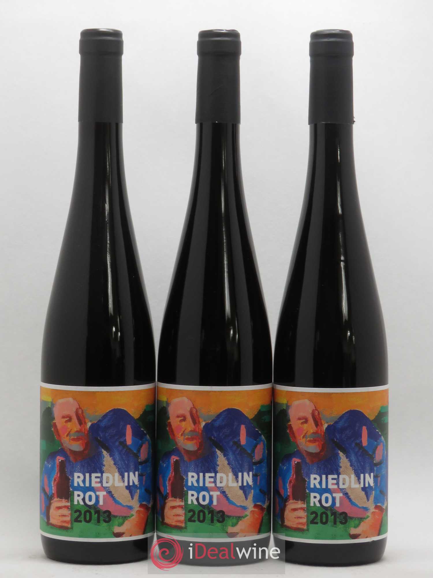 Allemagne Baden Spatburgunder Riedlin Rot (sans prix de réserve) 2013 - Posten von 3 Flaschen - 0