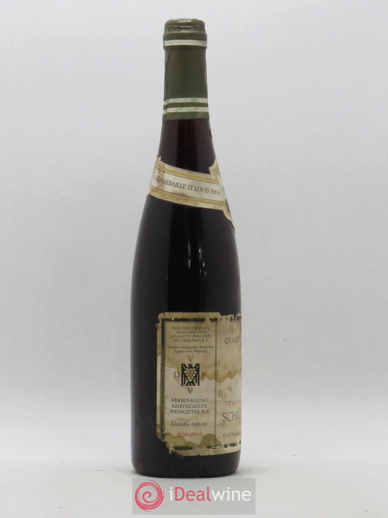 Allemagne Rheingau Trockenbeerenauslese Schloss Vollrads (sans prix de réserve) 1971 - Posten von 1 Flasche - 1