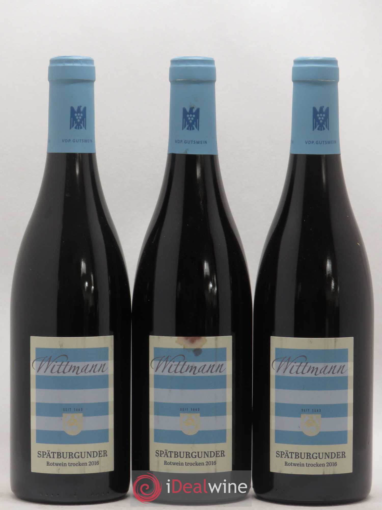 Allemagne Spatburgunder Rotwein Trocken Wittman (sans prix de réserve) 2016 - Posten von 6 Flaschen - 1