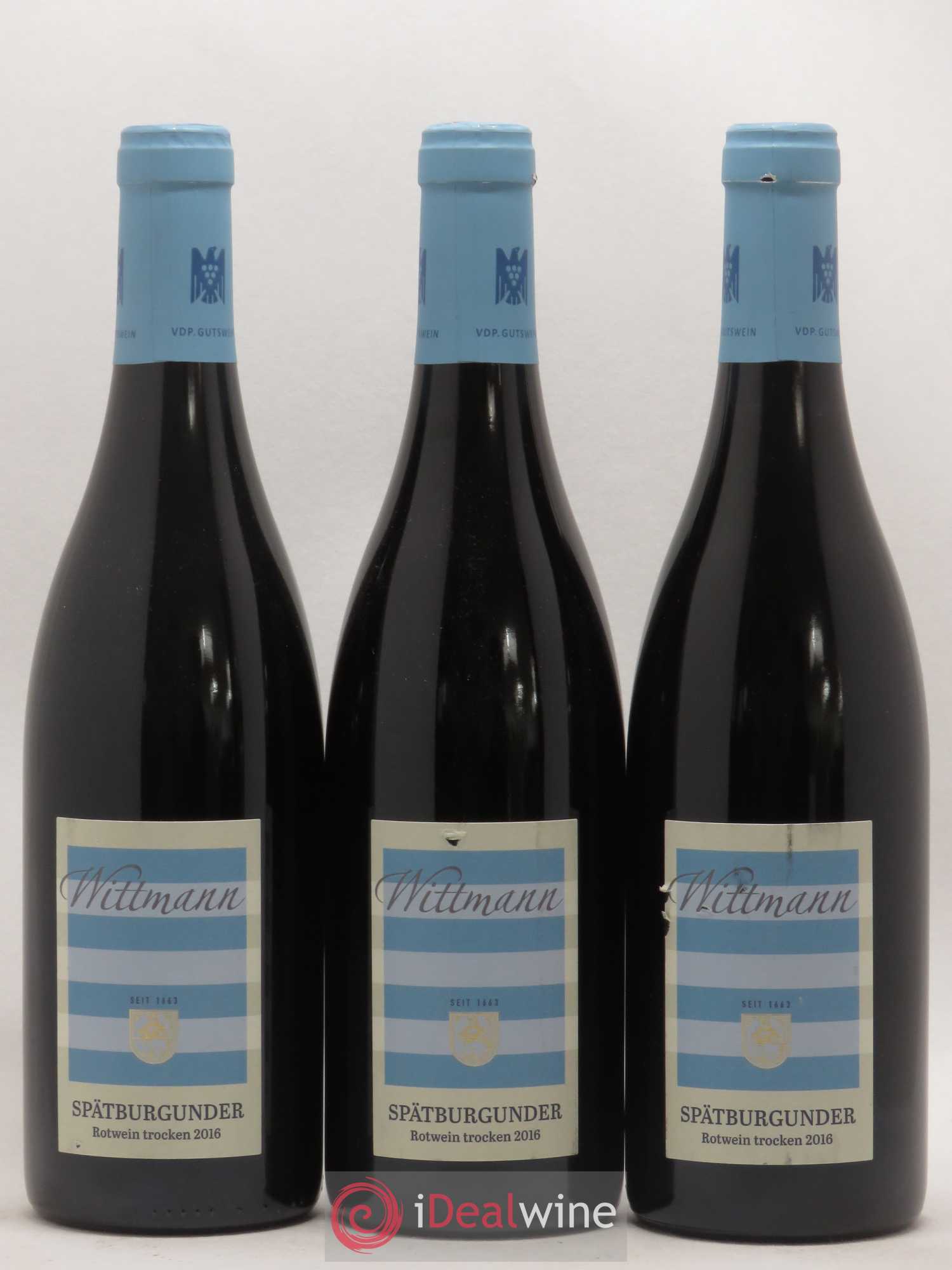 Allemagne Spatburgunder Rotwein Trocken Wittman (sans prix de réserve) 2016 - Posten von 6 Flaschen - 3