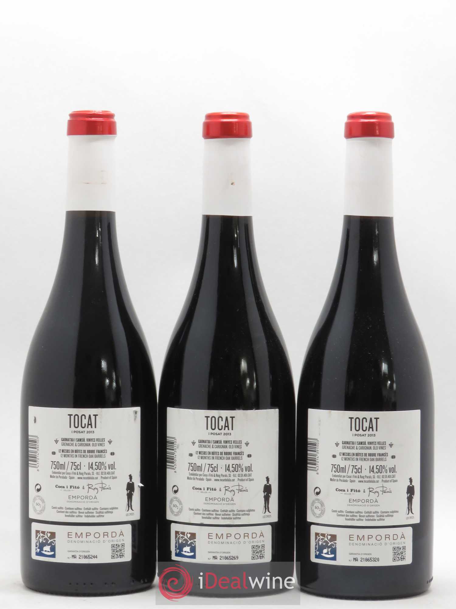 Espagne Coca I Fito Tocat DO Emporda (sans prix de réserve) 2013 - Lot de 6 bouteilles - 4