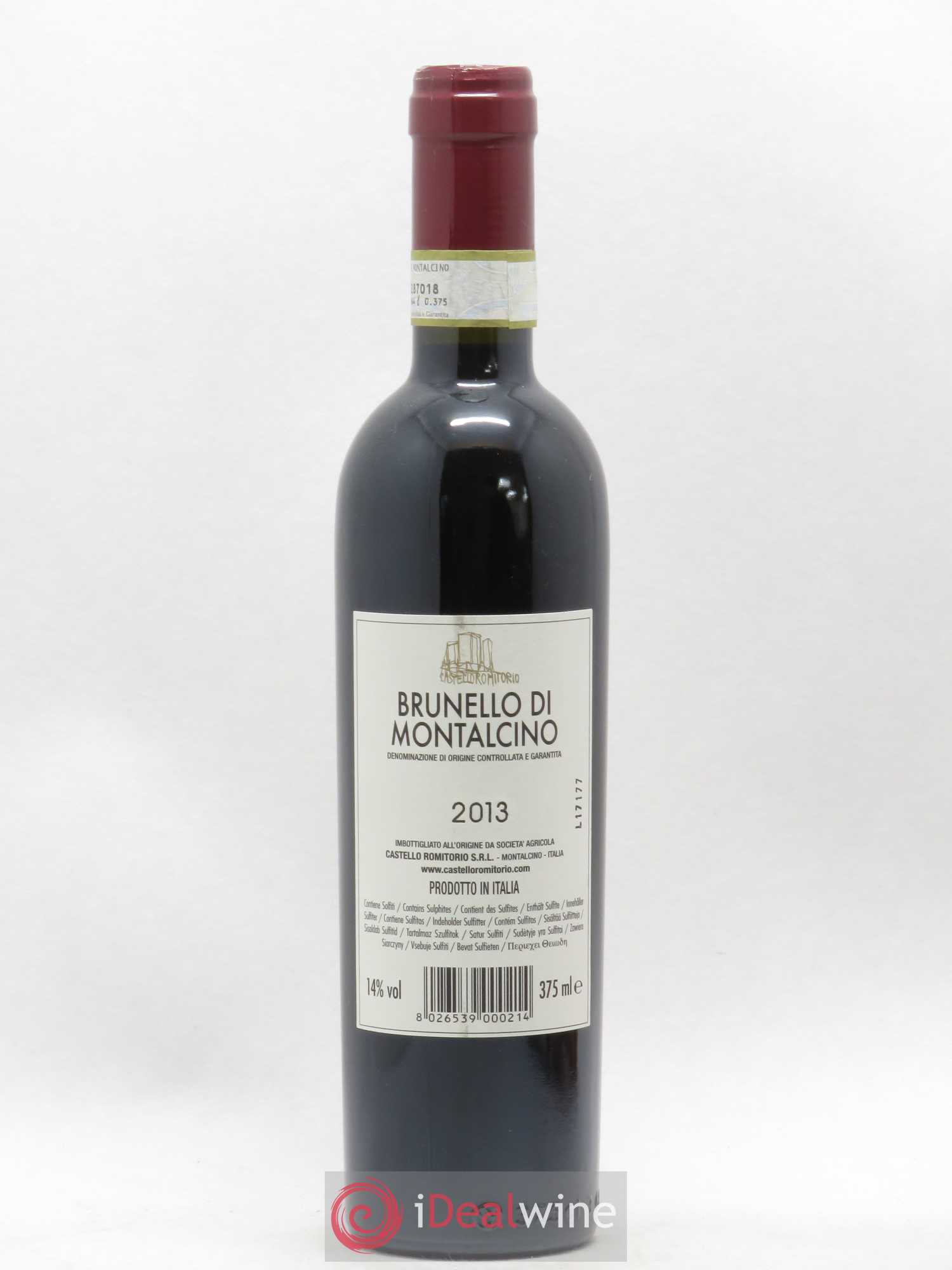 Brunello di Montalcino Castello Romitorio (sans prix de réserve) 2013 - Posten von 1 Demi-Flasche - 1