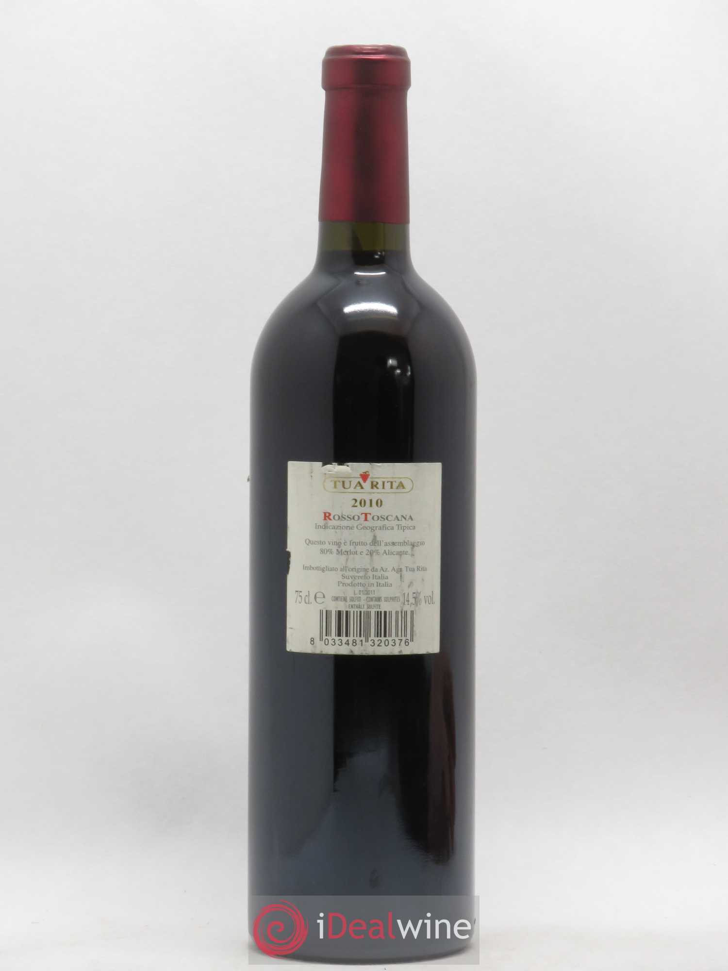 Toscana IGT Rosso Toscana Tua Rita (sans prix de réserve) 2010 - Posten von 1 Flasche - 1