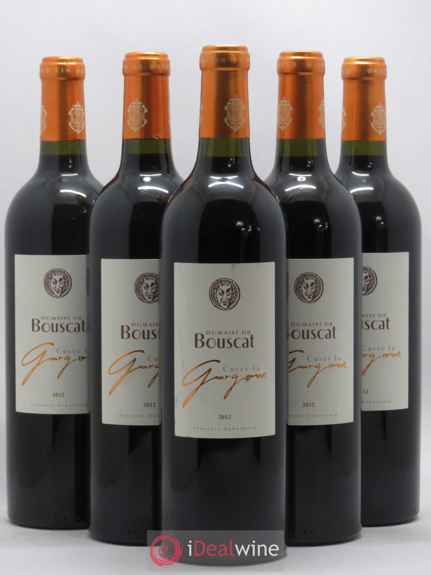 Bordeaux Supérieur Cuvée de la Gurgonne Domaine Bouscat (sans prix de réserve) 2012 - Posten von 5 Flaschen - 0