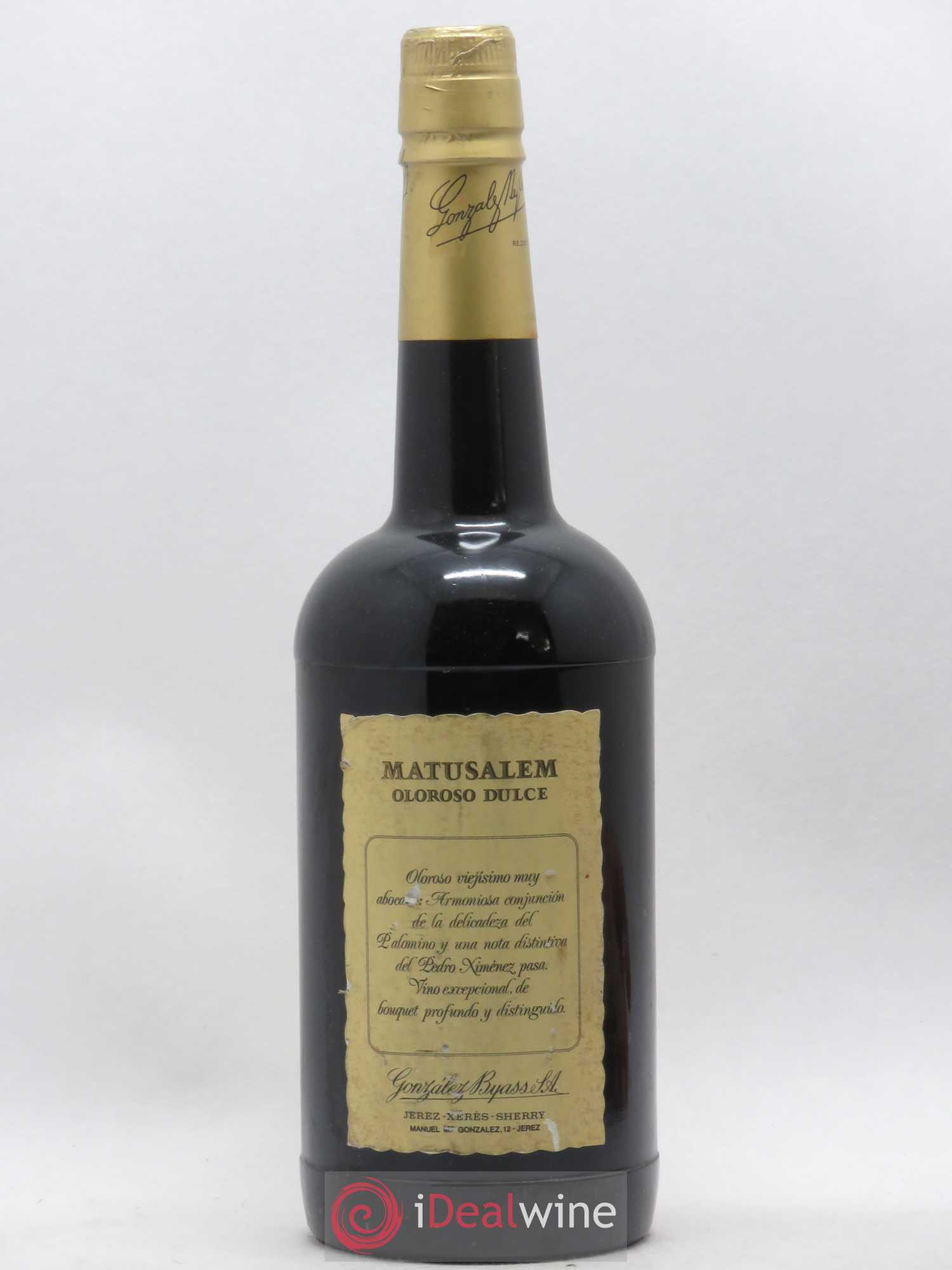 Espagne Jerez Matusalem Gonzalez Byass Oloroso Dulce (sans prix de réserve) - Posten von 1 Flasche - 1