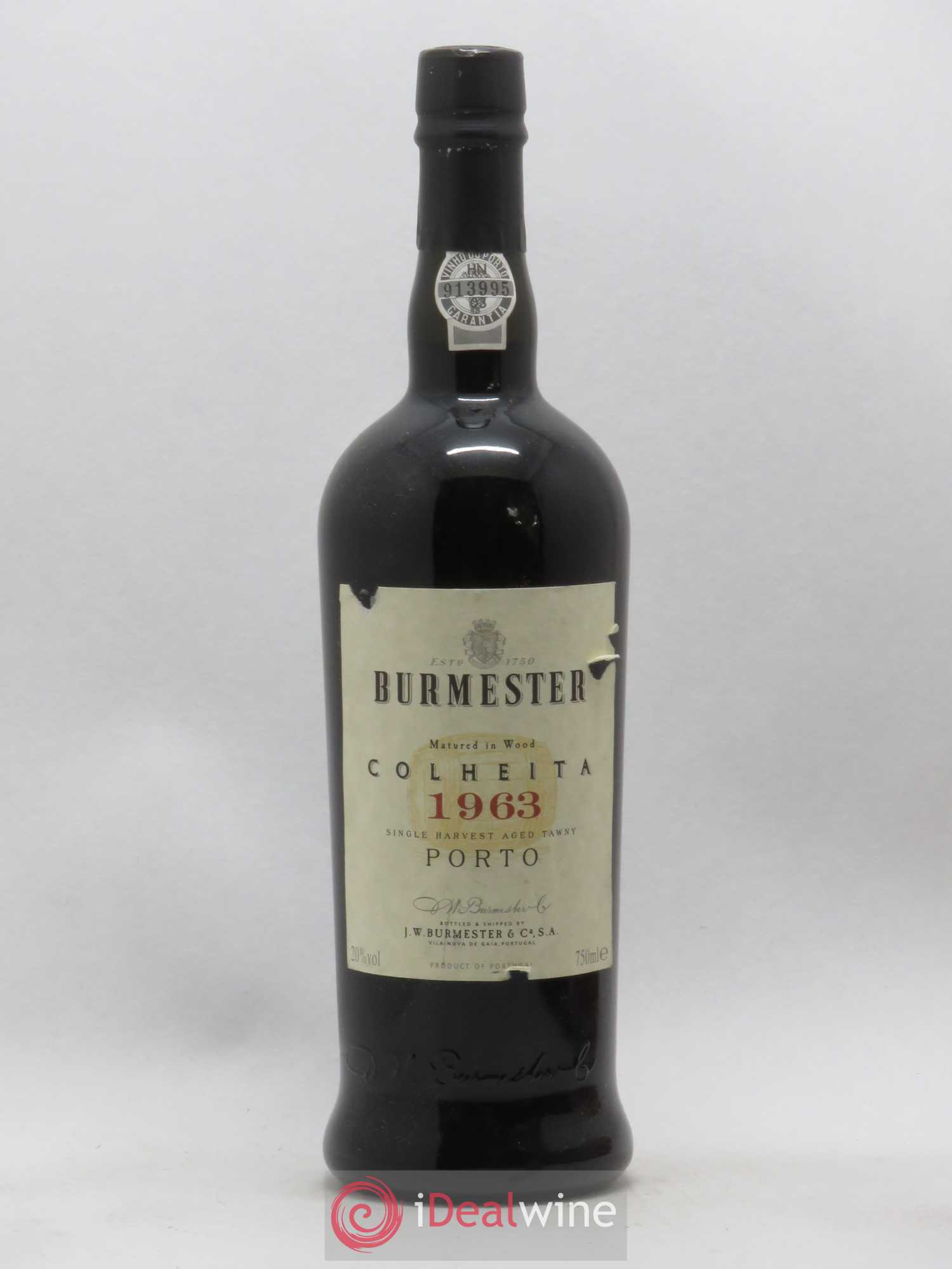 Porto Burmester Colheita 1963 - Posten von 1 Flasche - 0