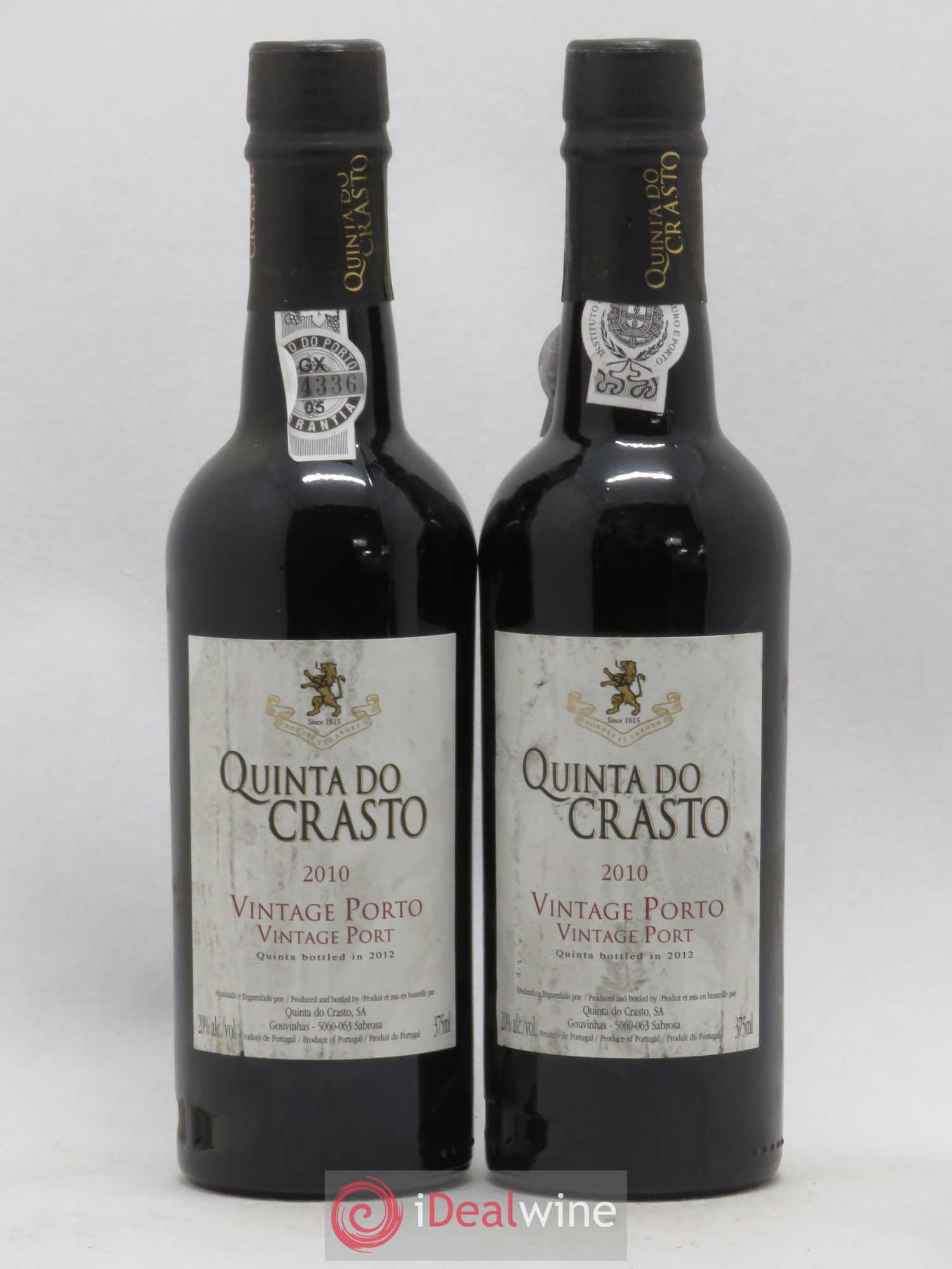 Portugal Quinta do Crasto Vintage (sans prix de réserve) 2010 - Posten von 2 Demi-Flaschen - 0