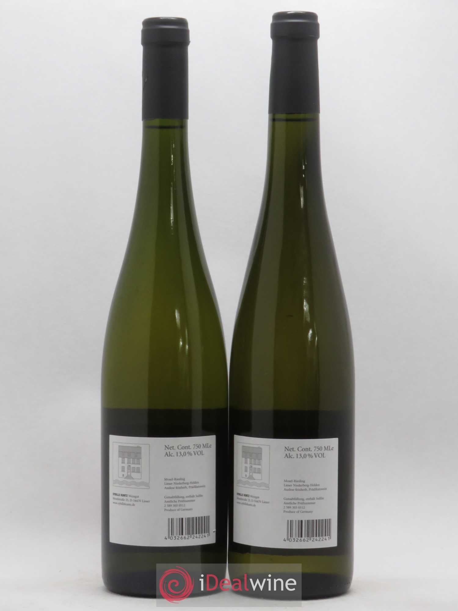 Riesling Sybille Kuntz Feinherb Riesling Auslese (sans prix de réserve) 2011 - Posten von 2 Flaschen - 1
