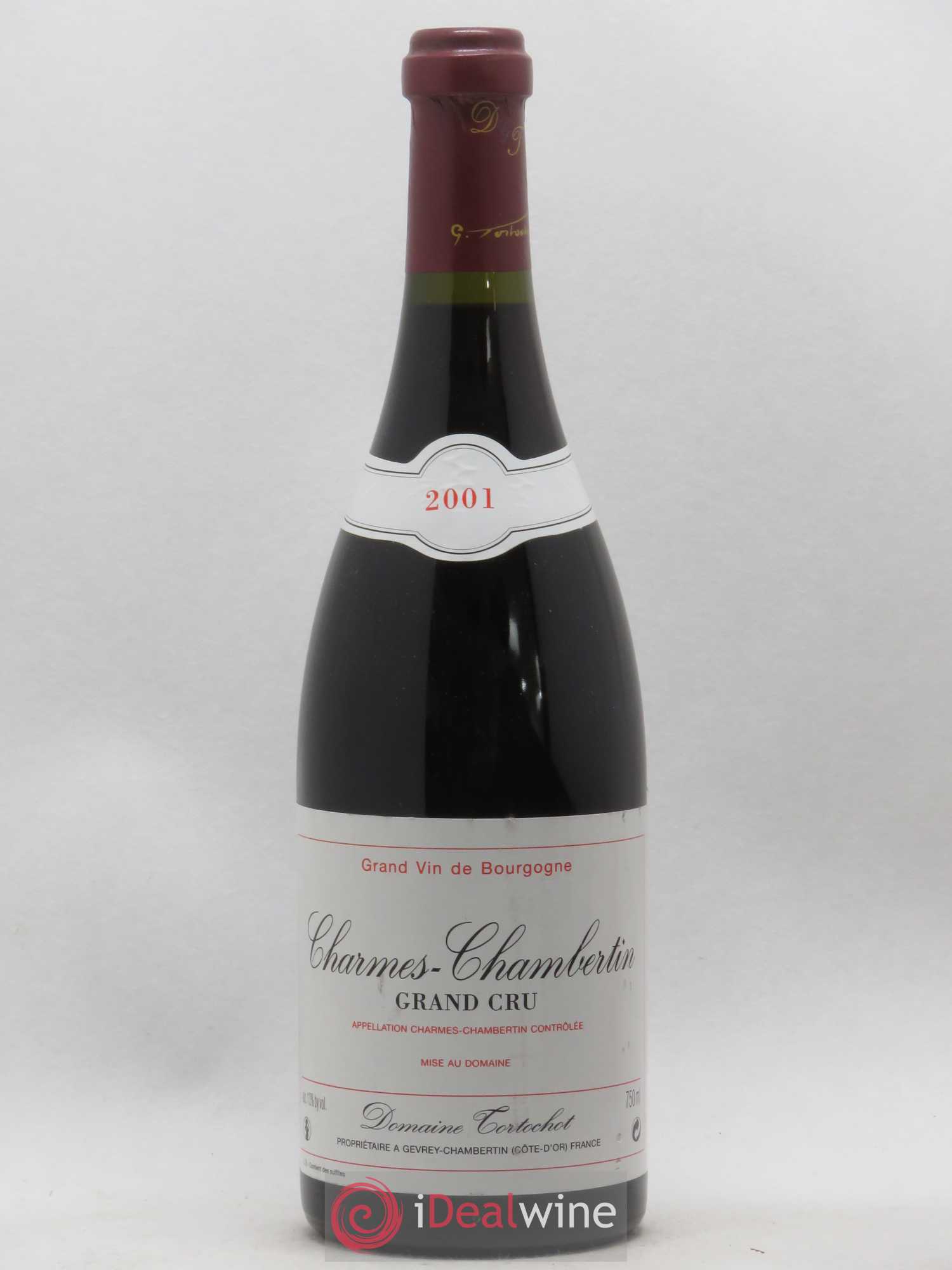 Charmes-Chambertin Grand Cru Tortochot (Domaine) 2001 - Lot de 1 bouteille - 0
