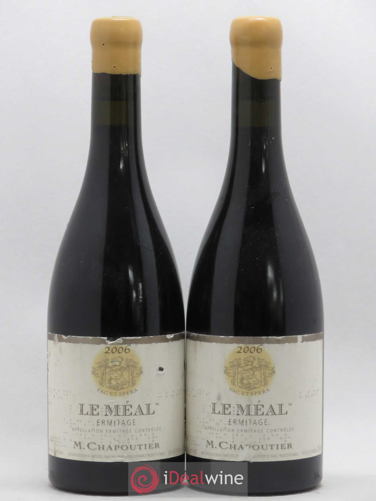 Hermitage Ermitage Le Méal Chapoutier 2006 - Lot de 2 bouteilles - 0