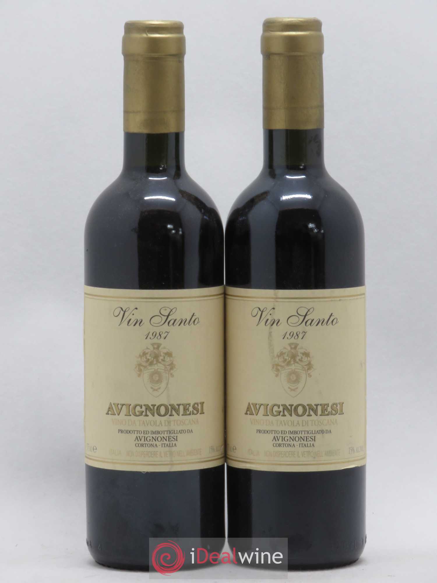 Italie Avignonesi Vin Santo (sans prix de réserve) 1987 - Posten von 2 Demi-Flaschen - 0