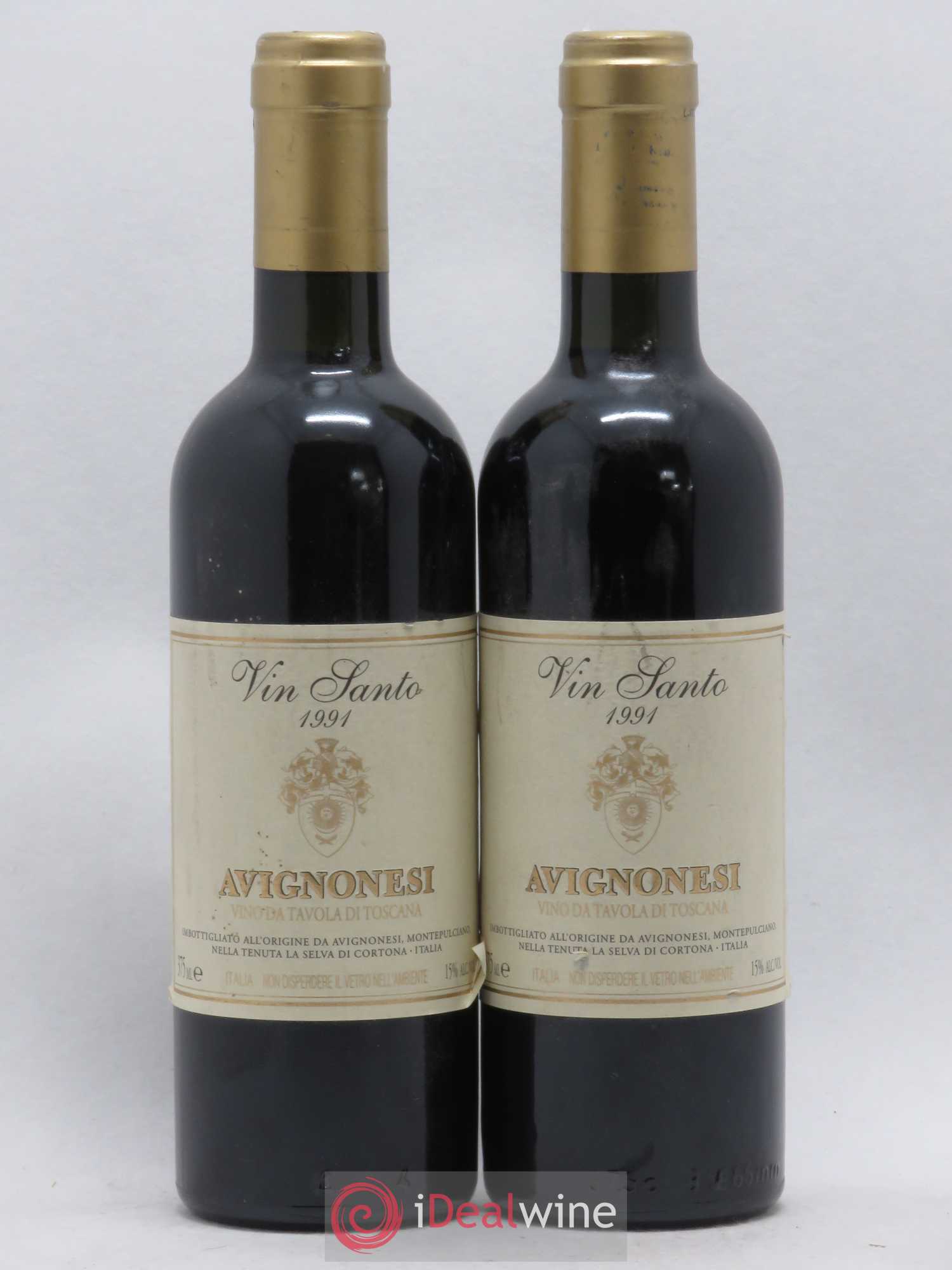 Italie Avignonesi Vin Santo 1991 - Posten von 2 Demi-Flaschen - 0