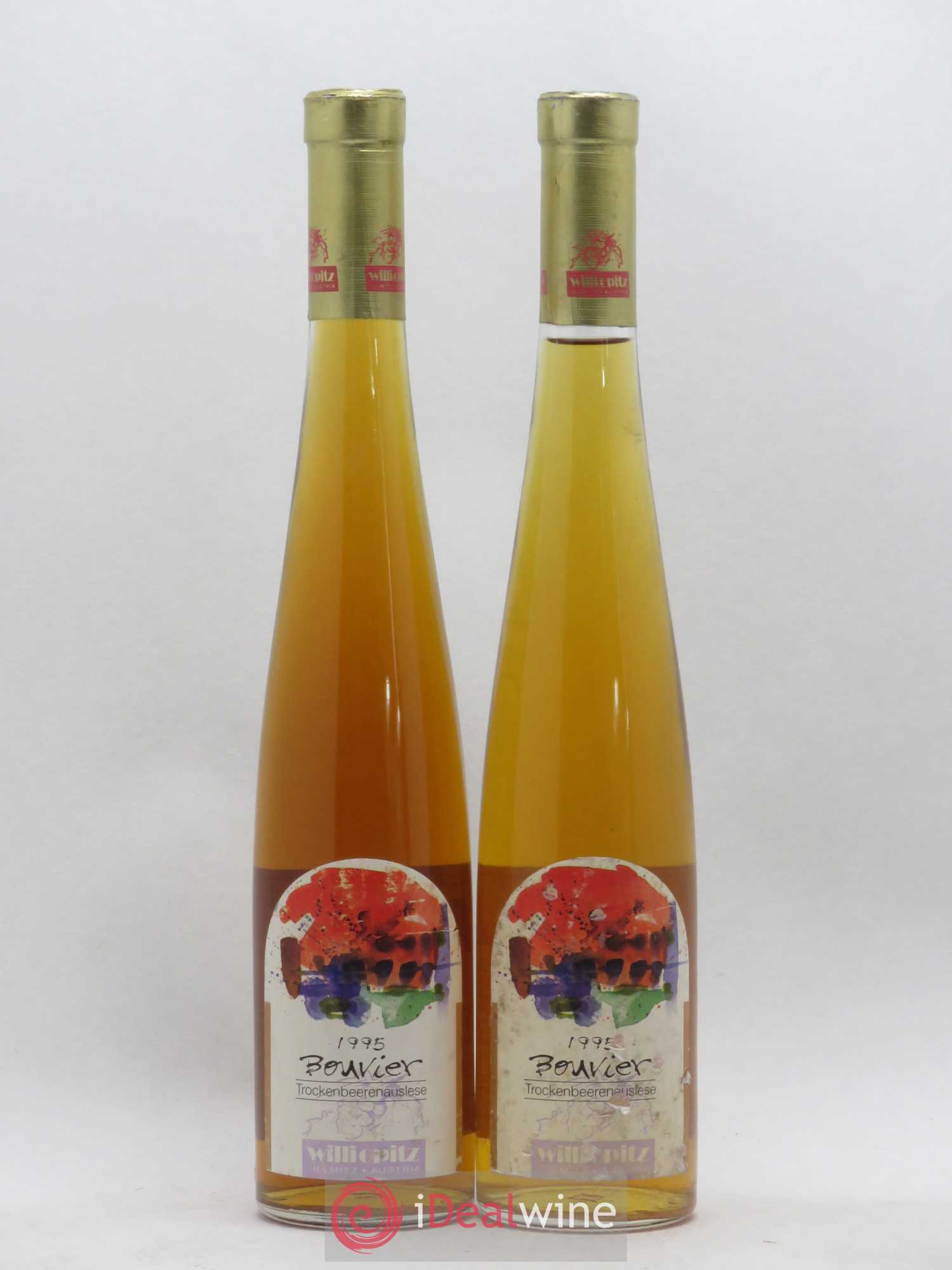 Autriche Willi Opitz TBA Bouvier Trockenbeerenauslese (sans prix de réserve) 1995 - Posten von 2 Demi-Flaschen - 0