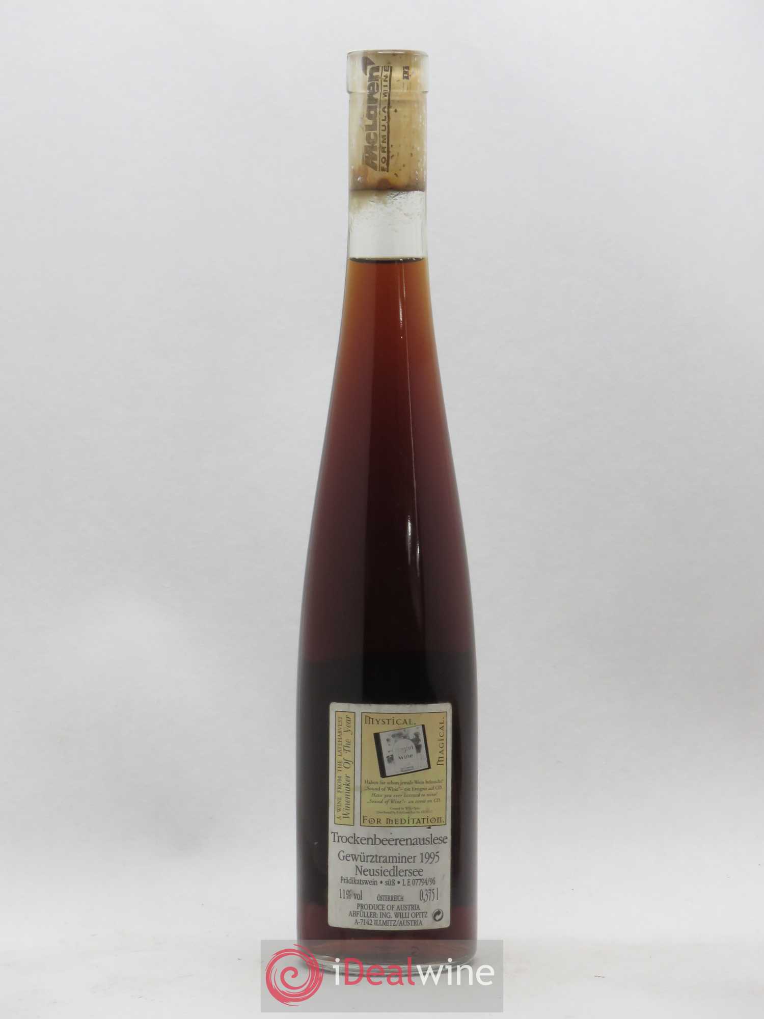 Autriche Willi Opitz TBA Gewurztraminer Trockenbeerenauslese (sans prix de réserve) 1995 - Posten von 1 Demi-Flasche - 1
