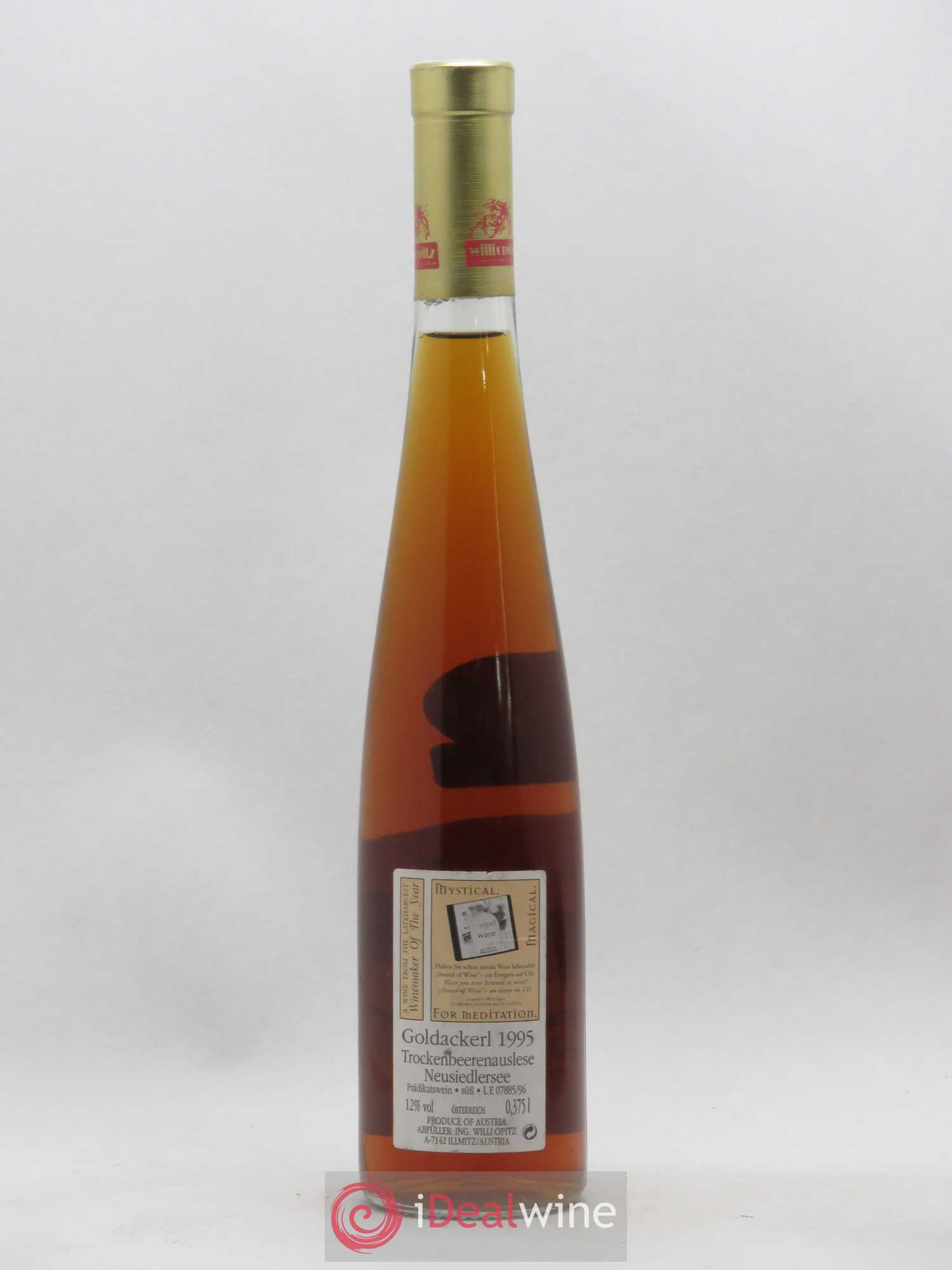 Autriche Willi Opitz TBA Goldackerl Trockenbeerenauslese (no reserve) 1995 - Lot of 1 half-bottle - 1