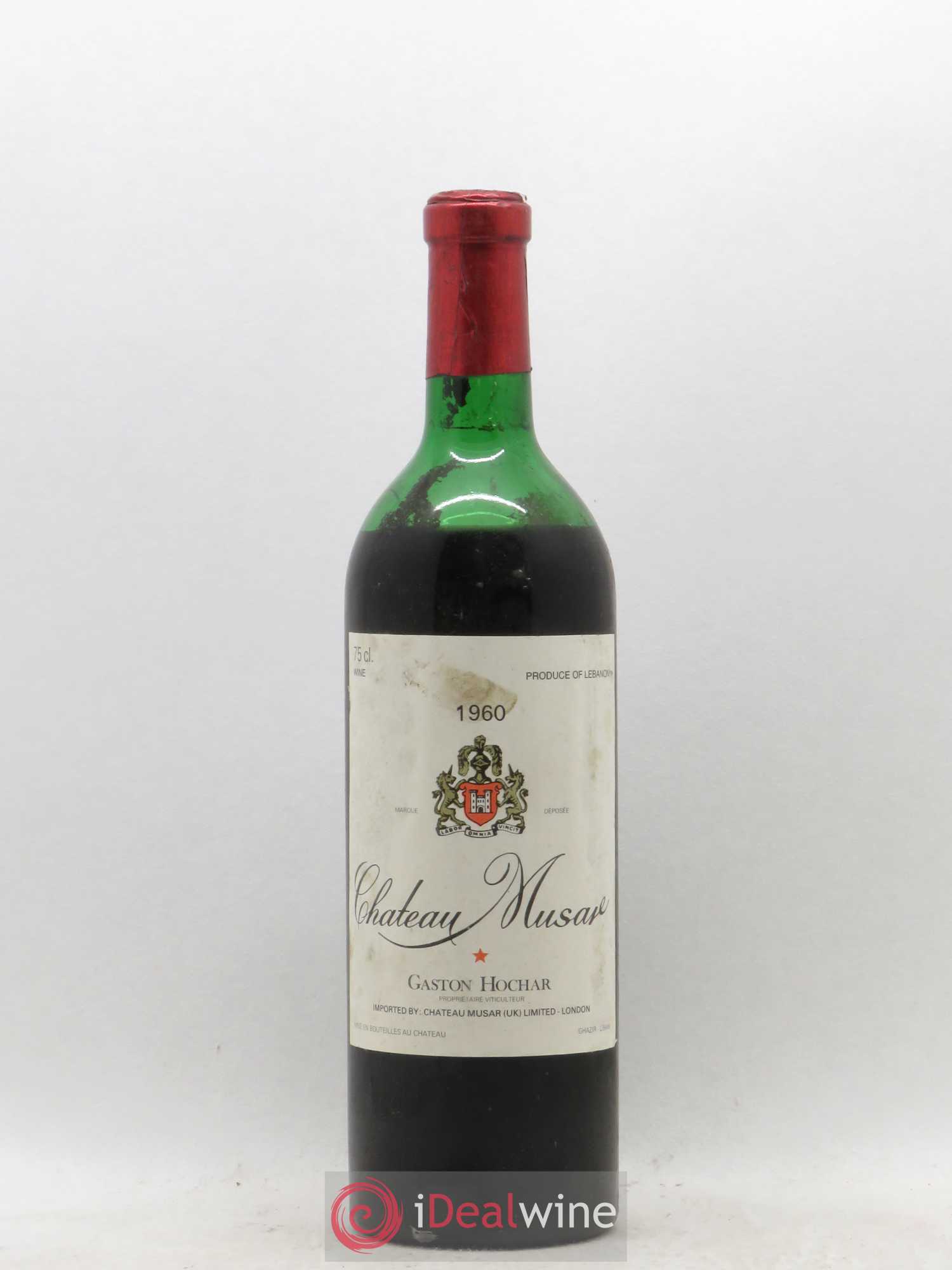 Château Musar Serge Hochar 1960 - Lot de 1 bouteille - 0